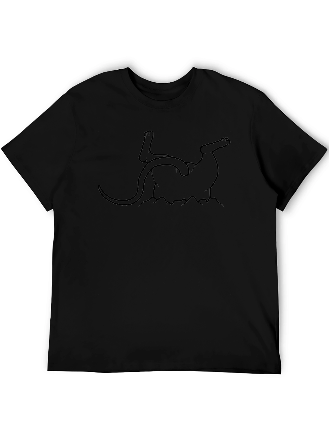 Funny Upside Down Otter Graphic T-Shirt