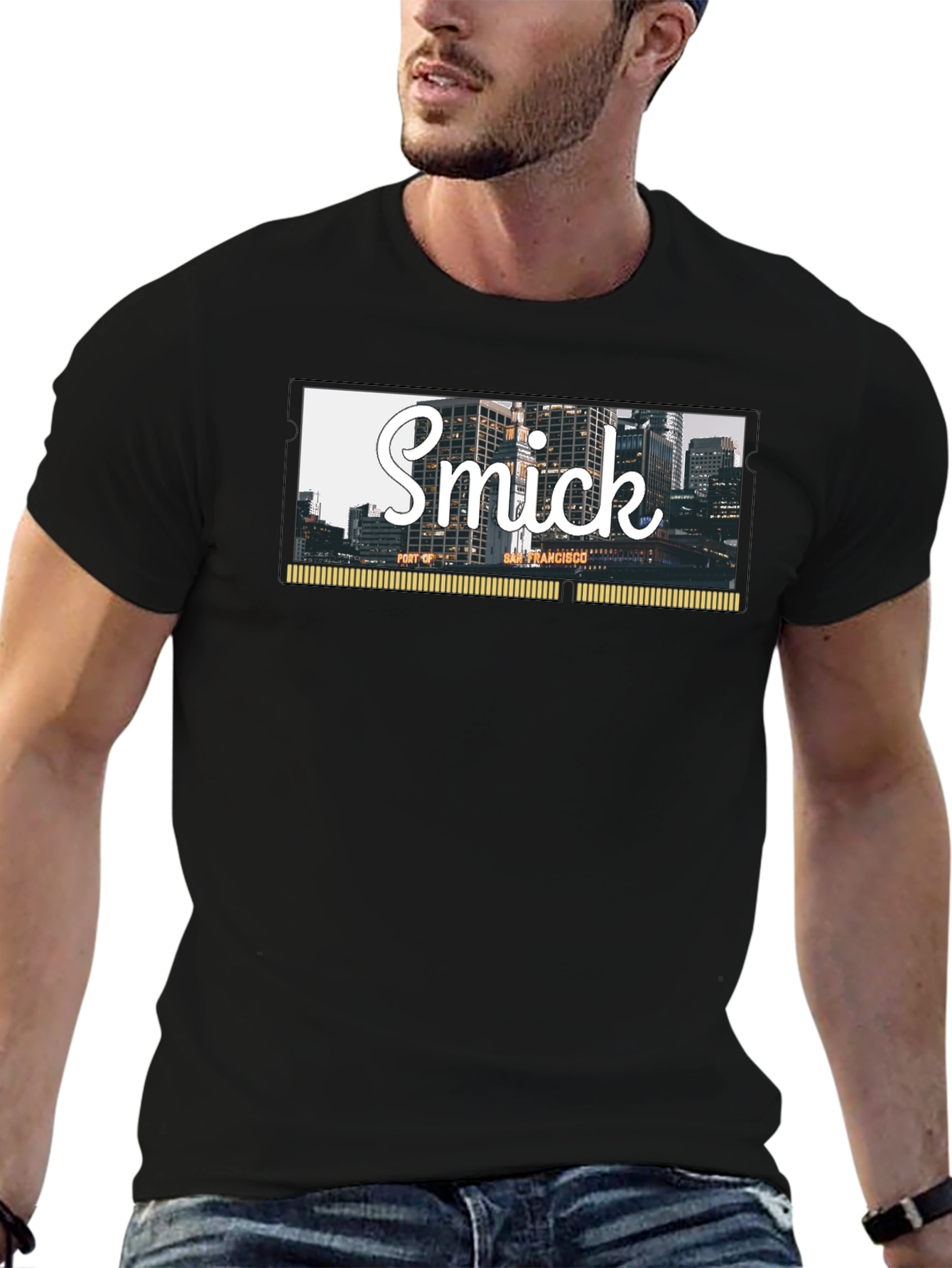 Smick San Francisco Cityscape Graphic T-Shirt