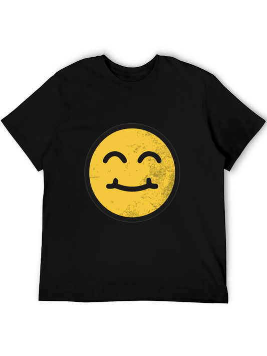 Smiling Face Graphic T-Shirt