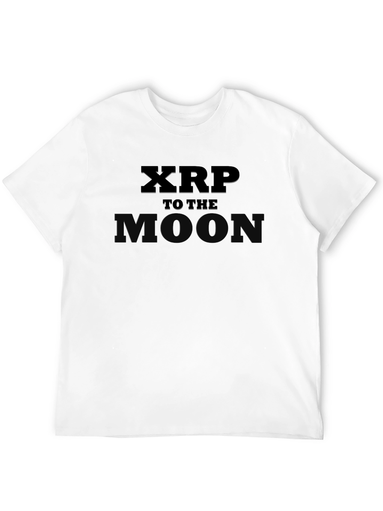 XRP To The Moon Black T-Shirt