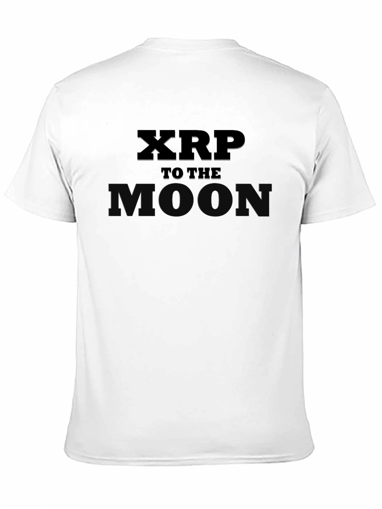 XRP To The Moon Black T-Shirt