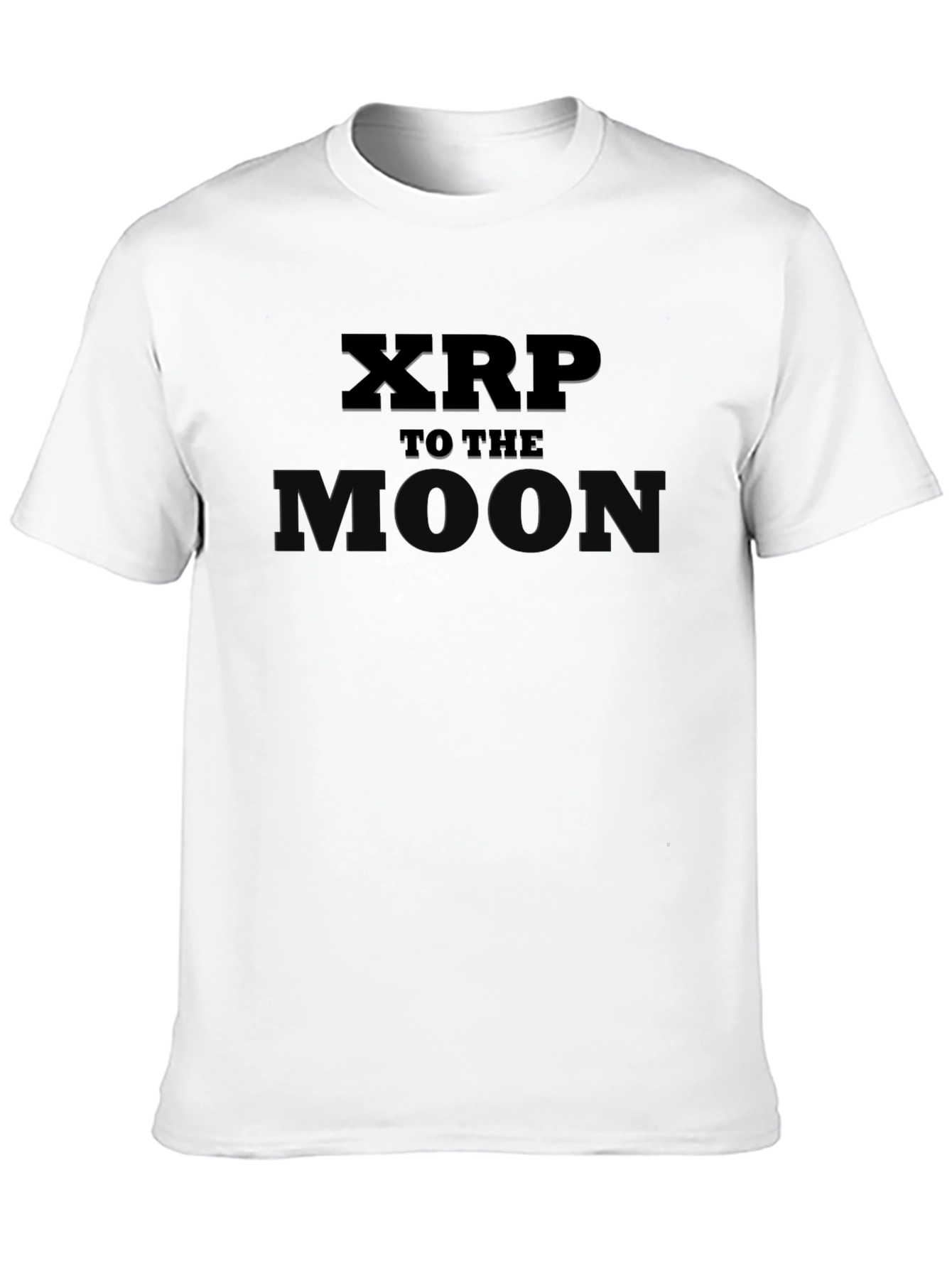 XRP To The Moon Black T-Shirt