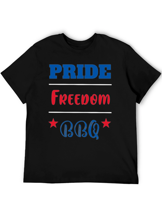Pride Freedom BBQ Graphic T-Shirt