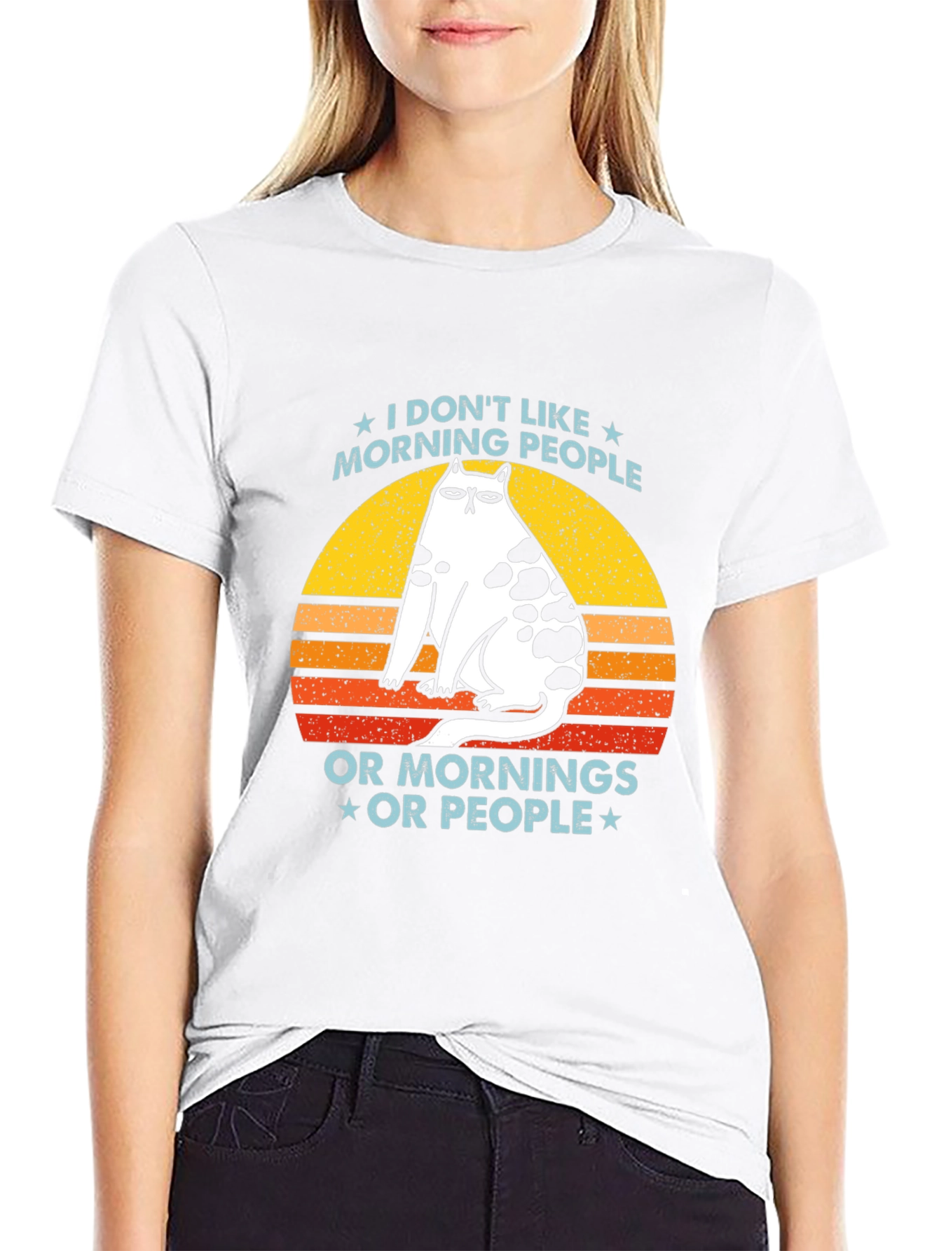 Grumpy Cat Morning Person T-Shirt