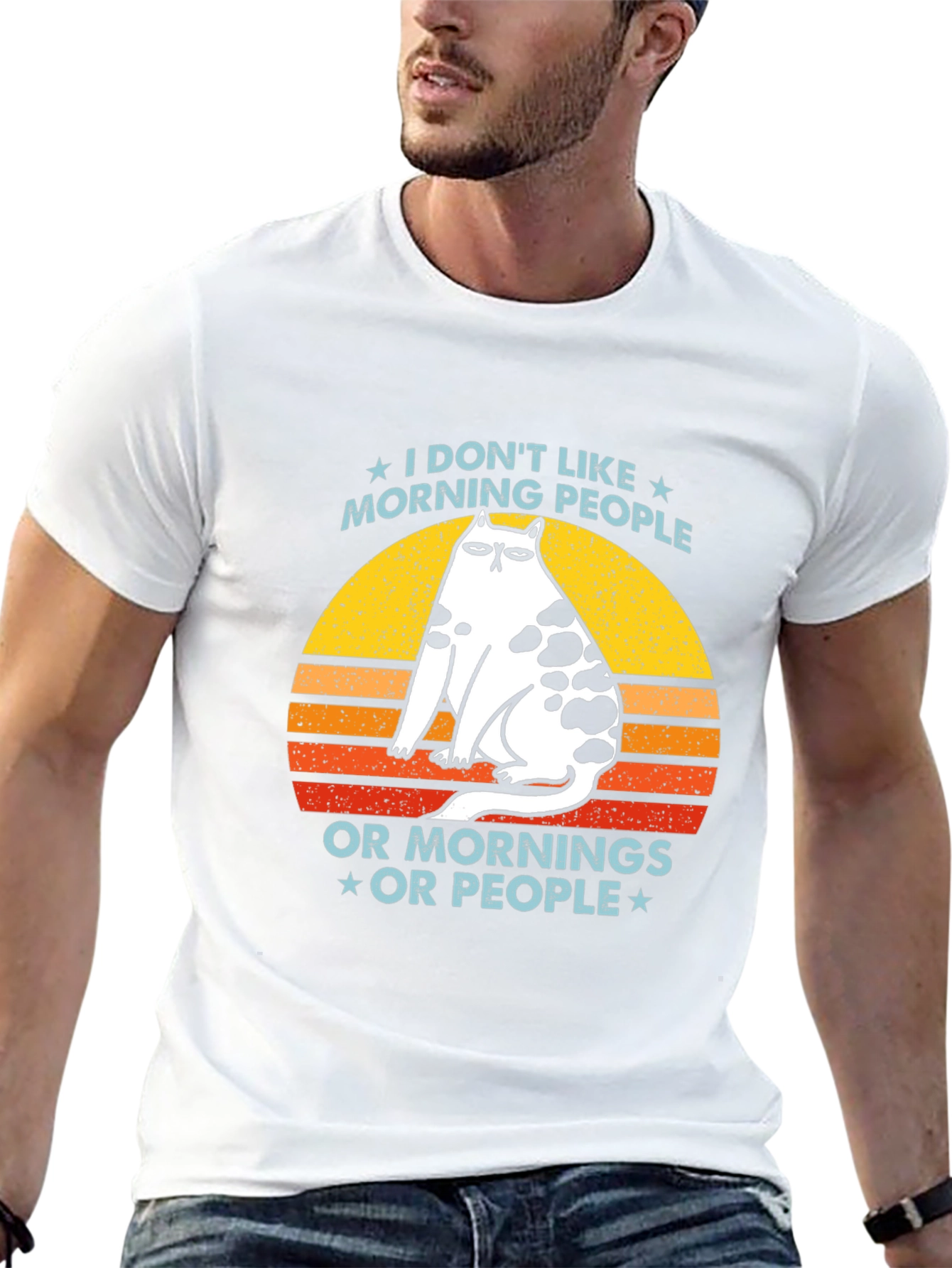 Grumpy Cat Morning Person T-Shirt