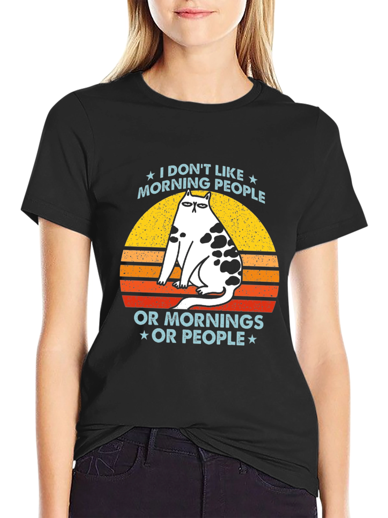 Grumpy Cat Morning Person T-Shirt