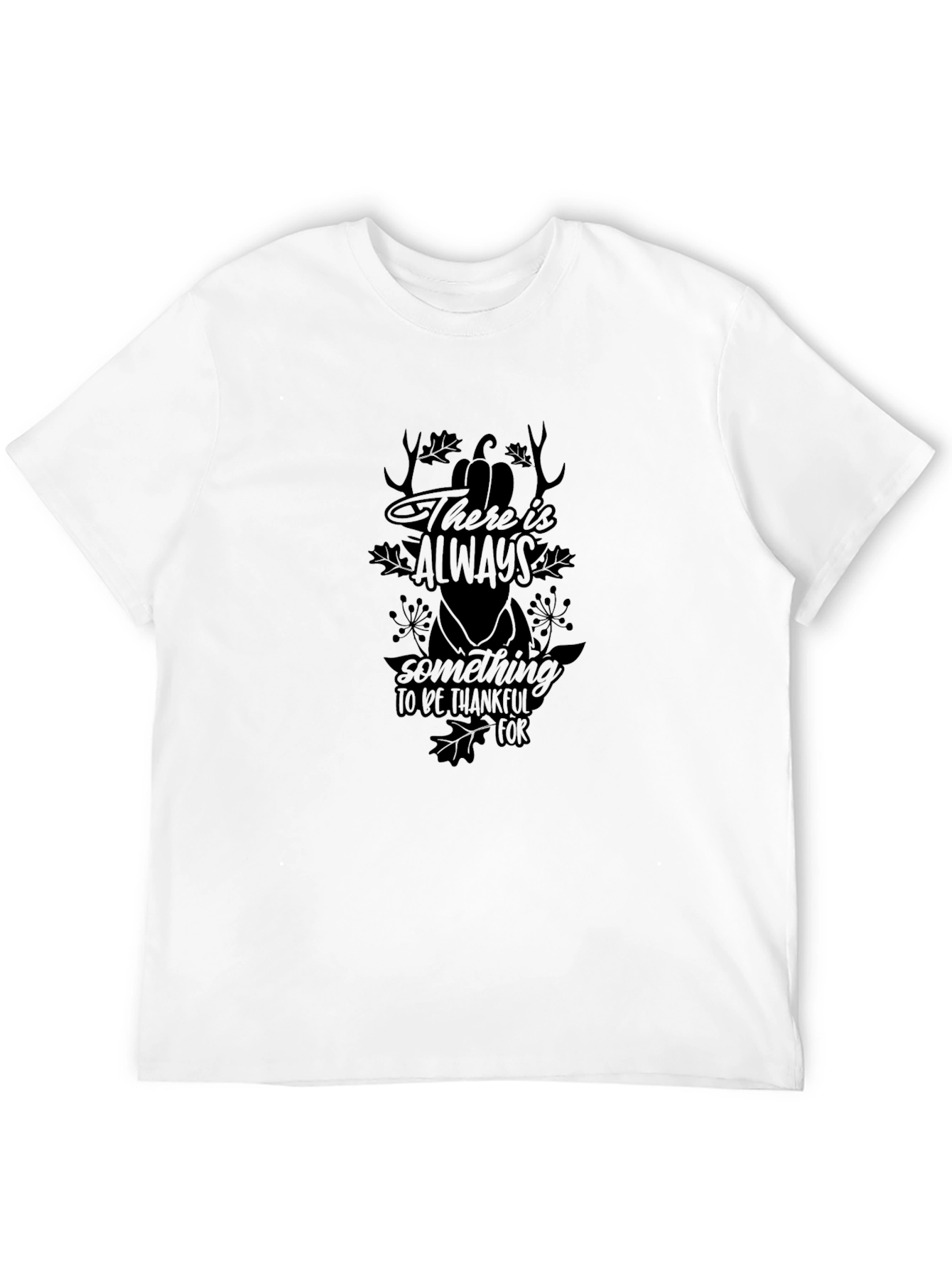 Thanksgiving Graphic Print Tee for Men