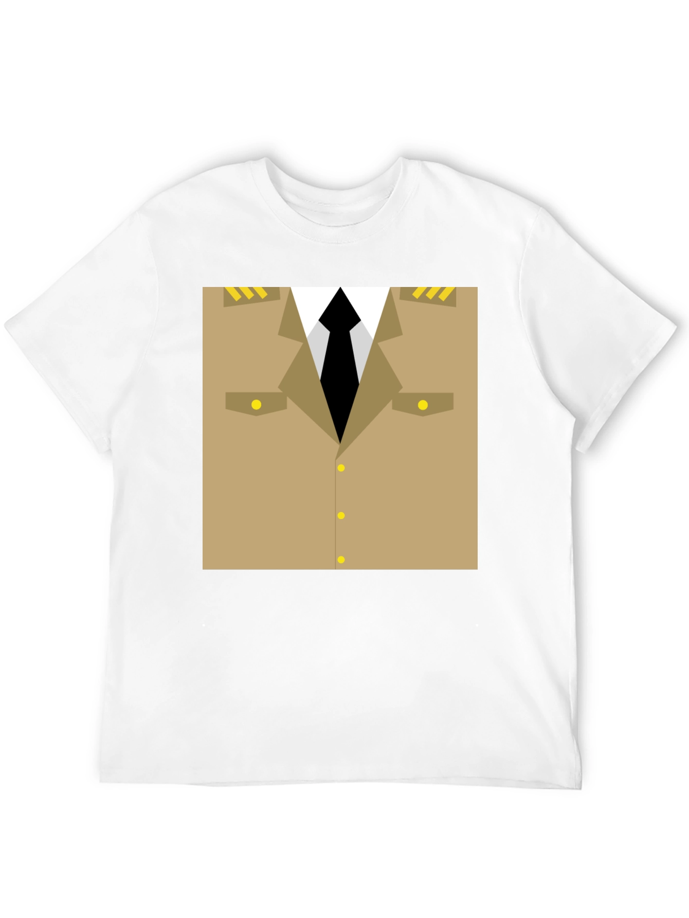 Novelty Military Uniform T-Shirt - Costume Cosplay