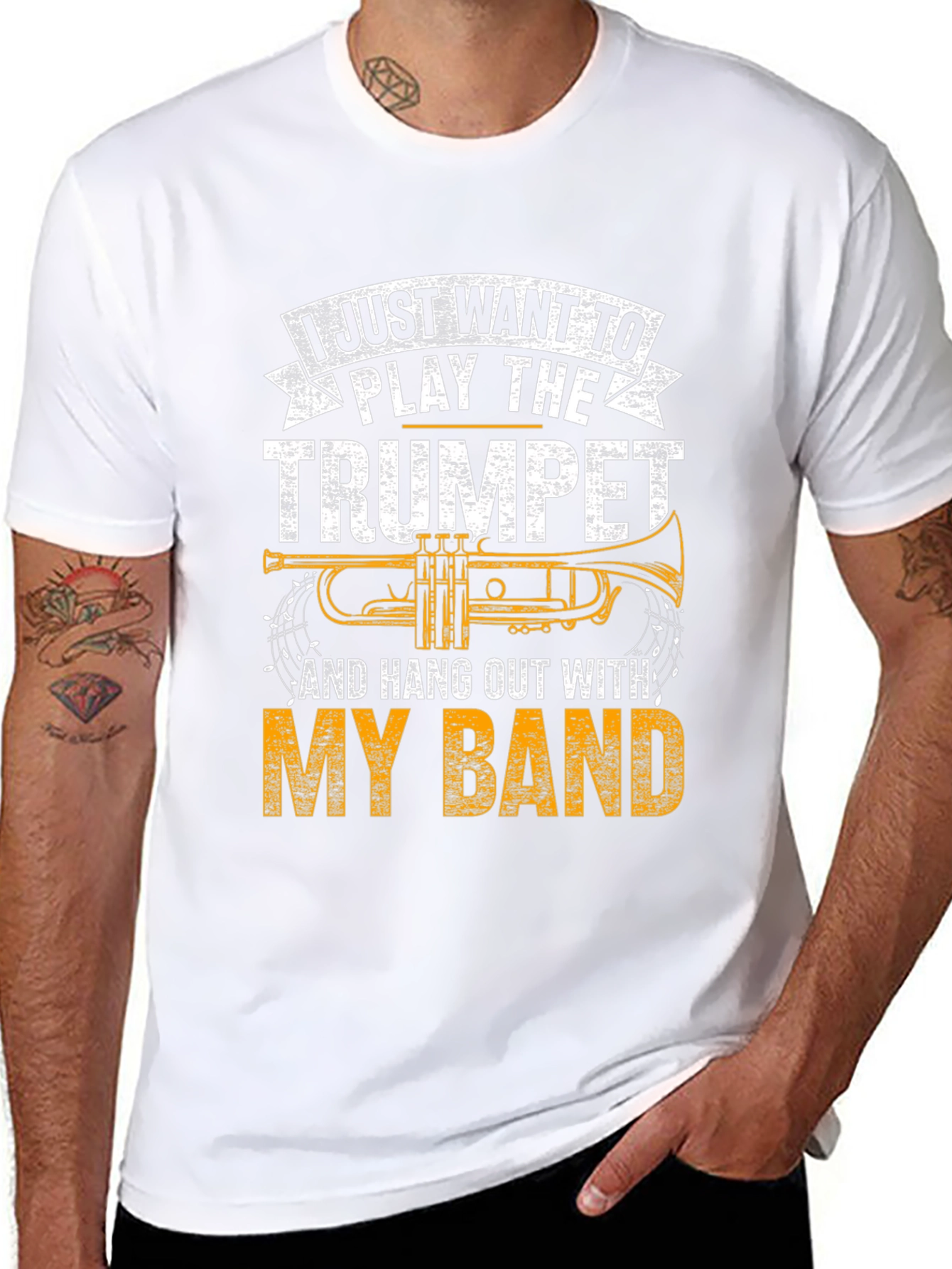 Trumpet Player T-Shirt - Band Musician Tee