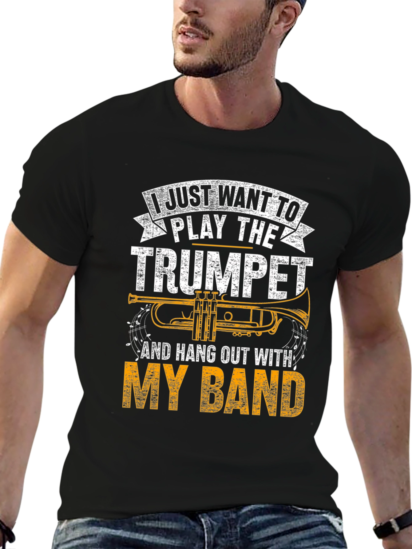 Trumpet Player T-Shirt - Band Musician Tee
