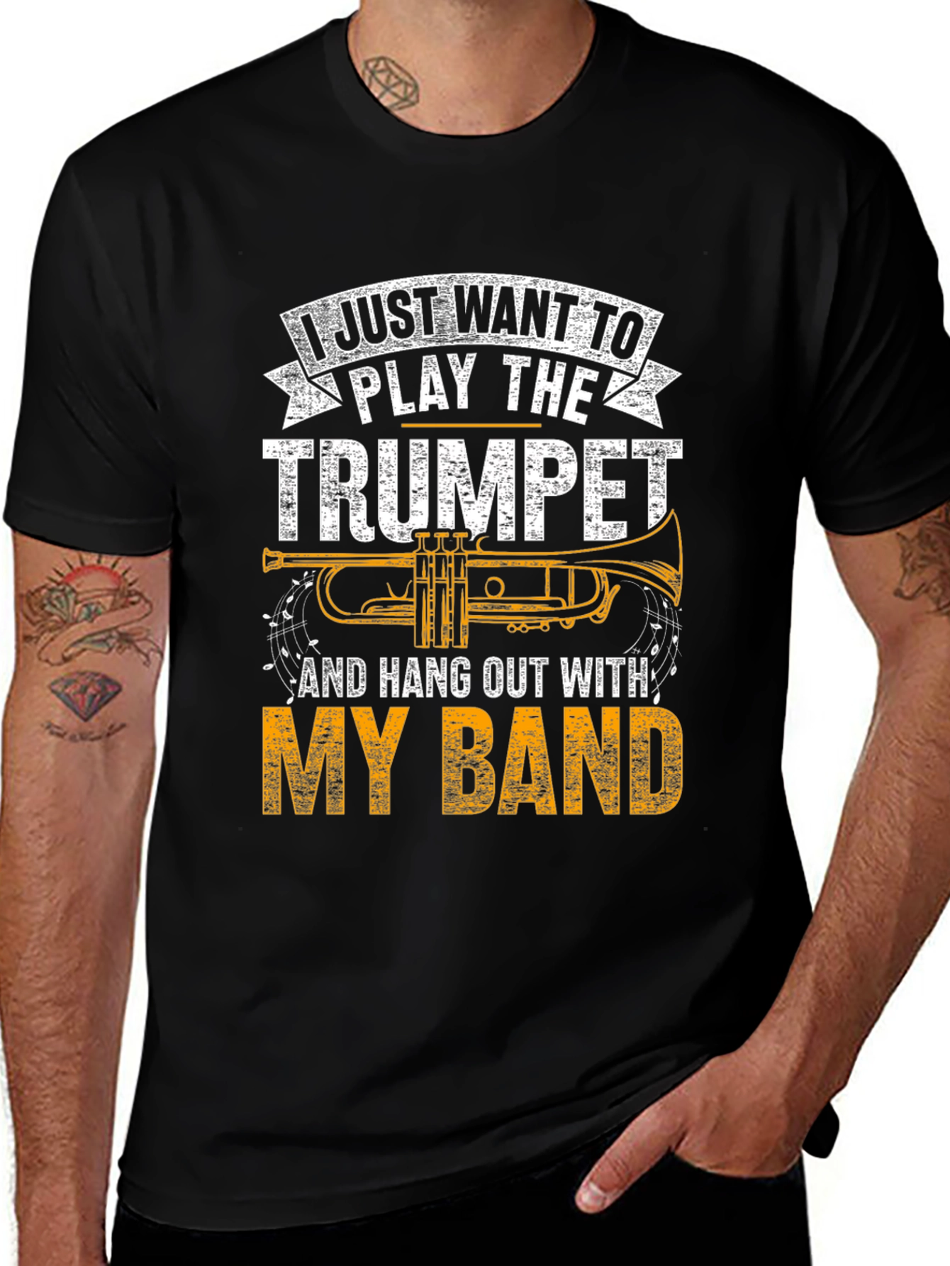 Trumpet Player T-Shirt - Band Musician Tee