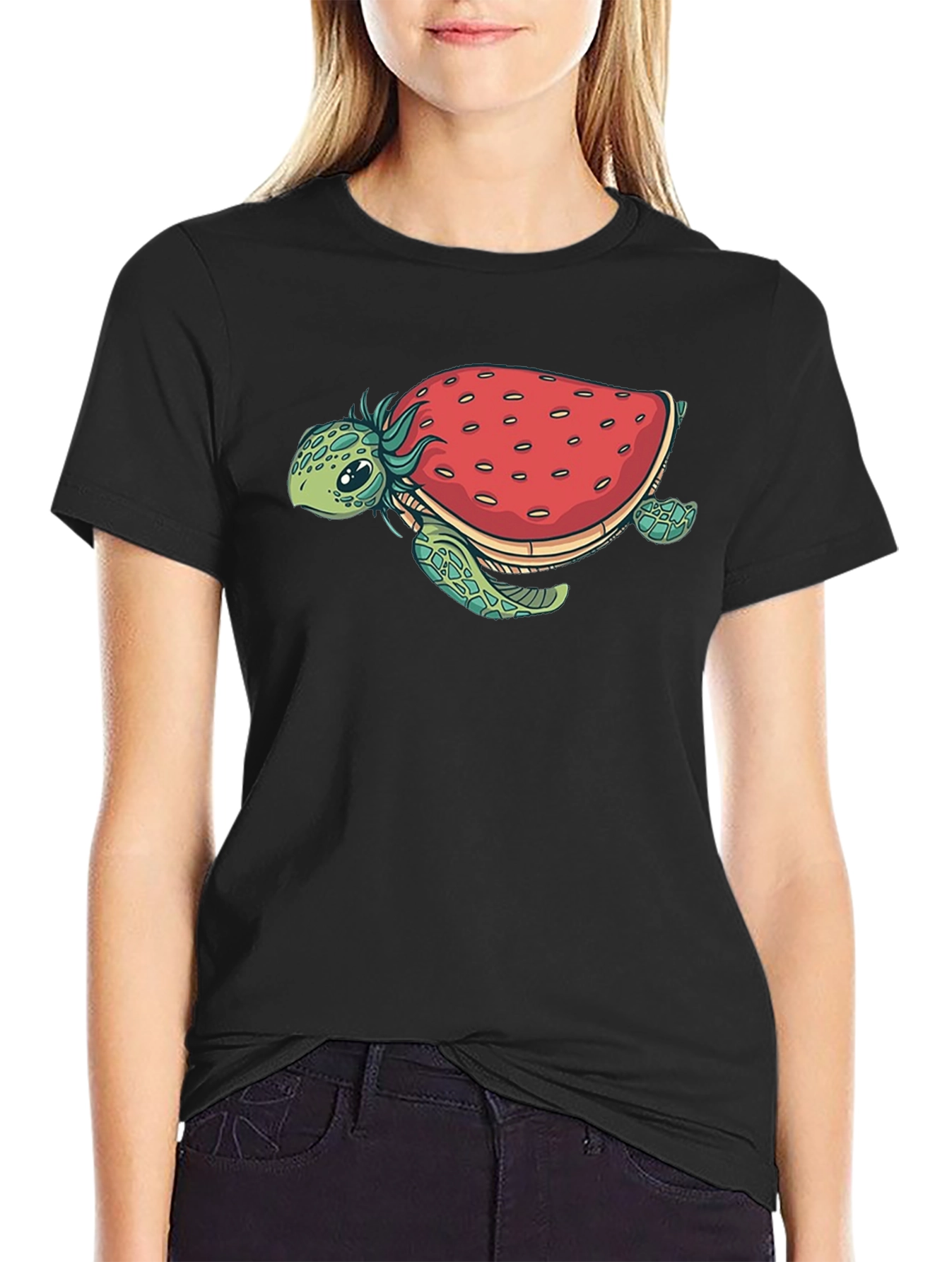 Strawberry Turtle Graphic Tee