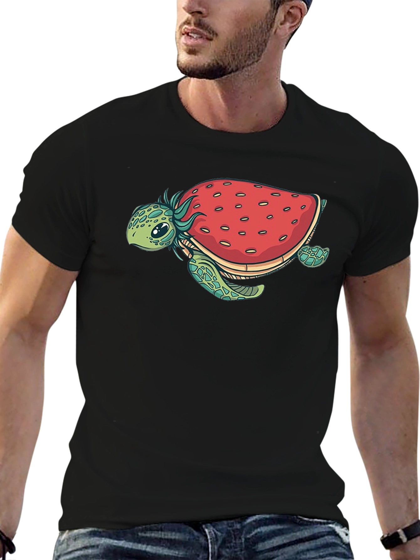 Strawberry Turtle Graphic Tee
