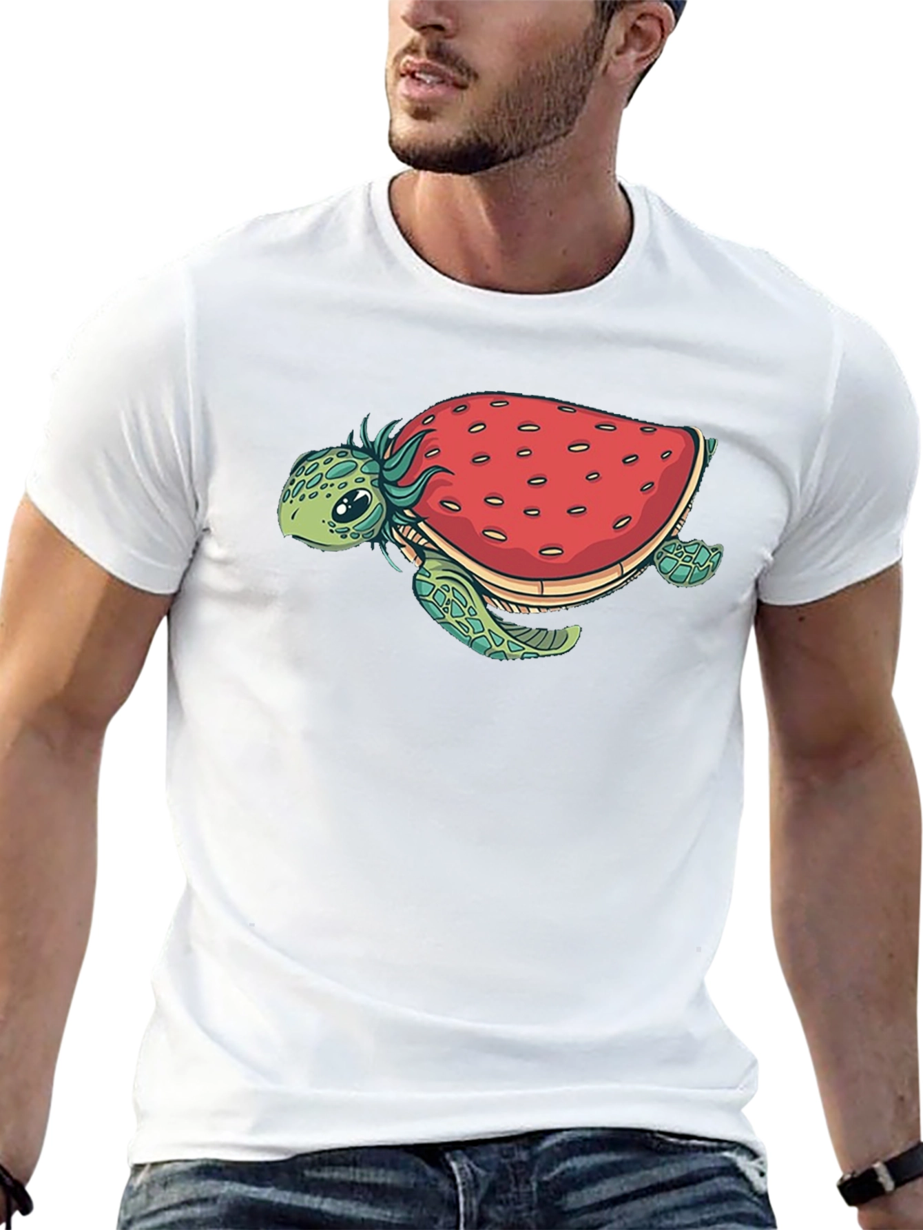 Strawberry Turtle Graphic Tee