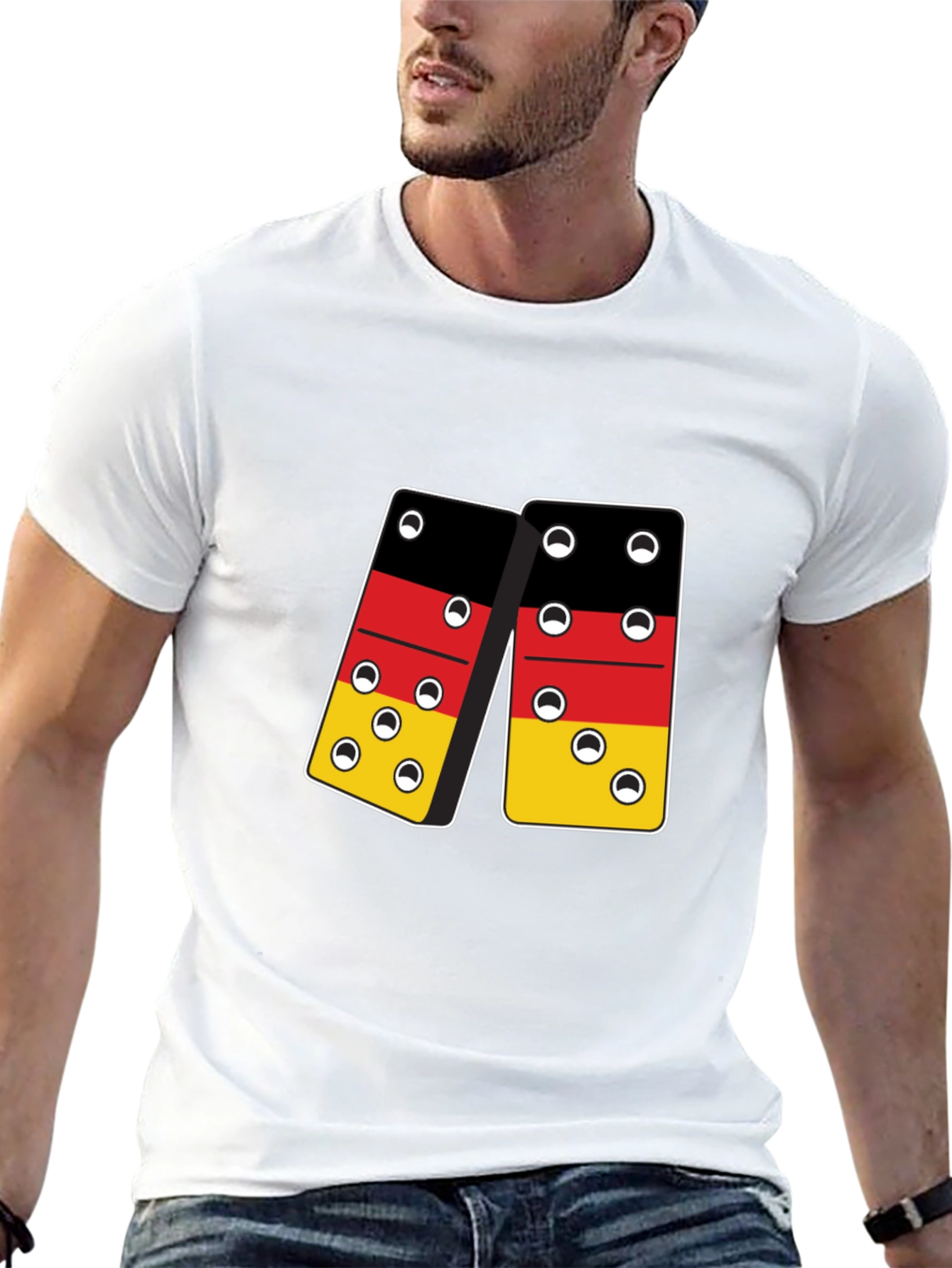 German Flag Dominoes T-Shirt