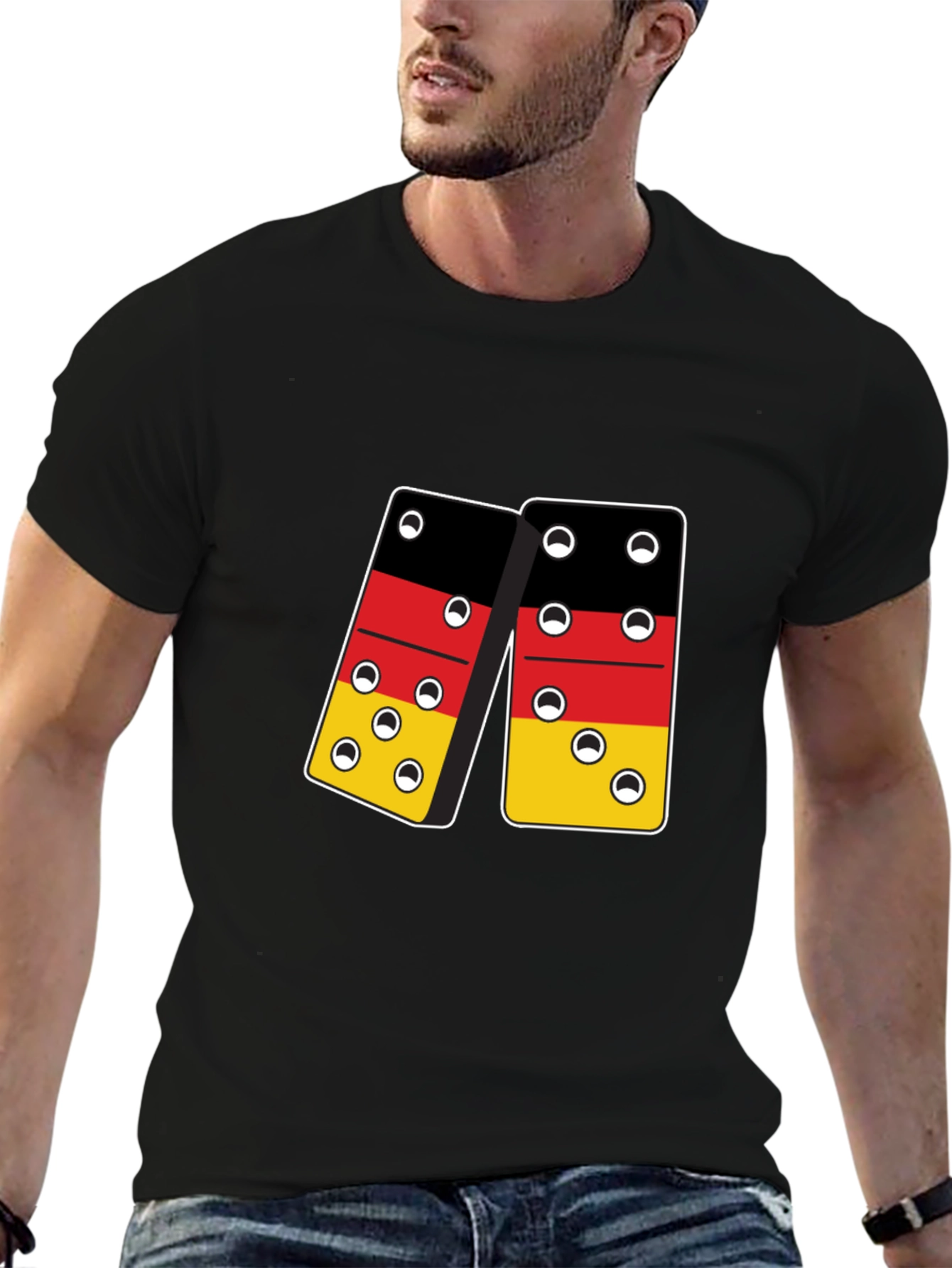 German Flag Dominoes T-Shirt