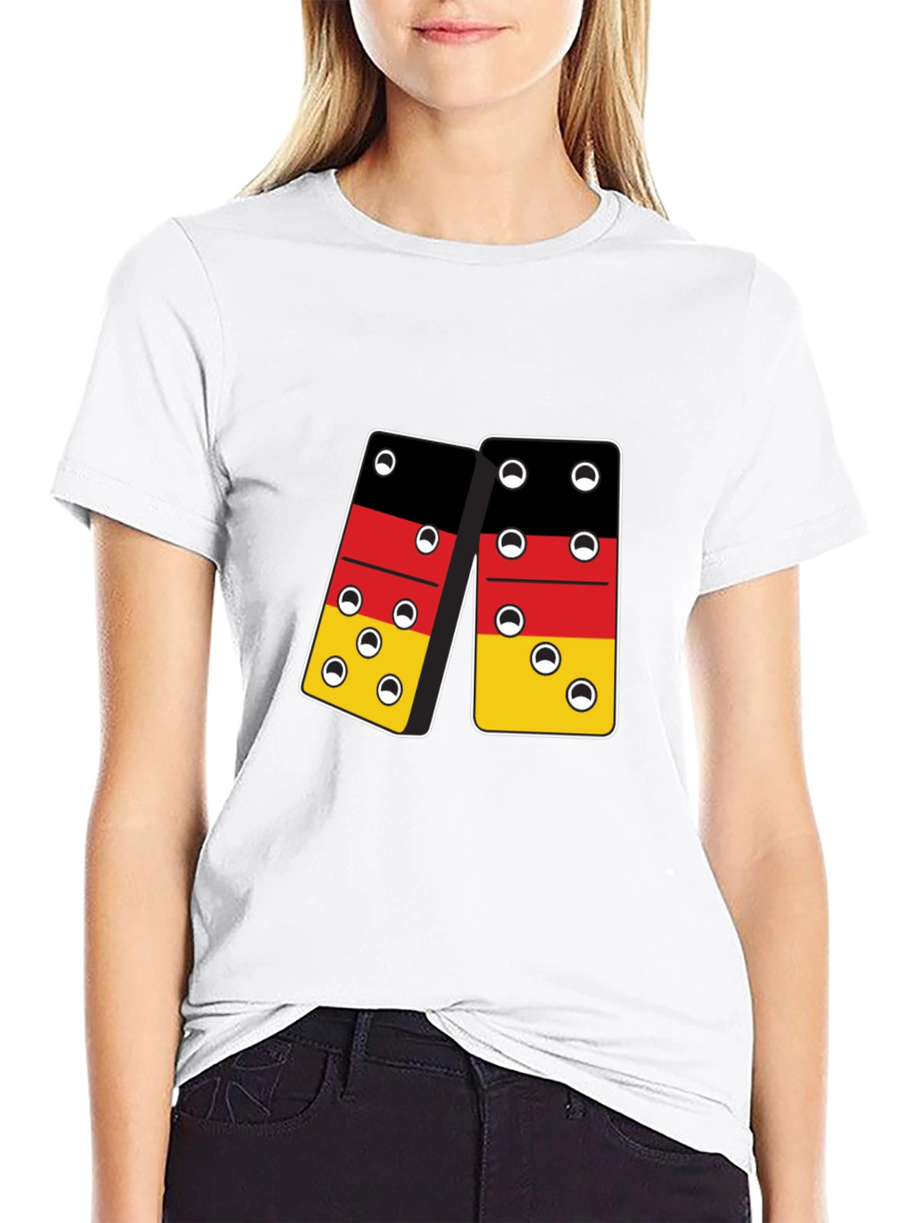 German Flag Dominoes T-Shirt