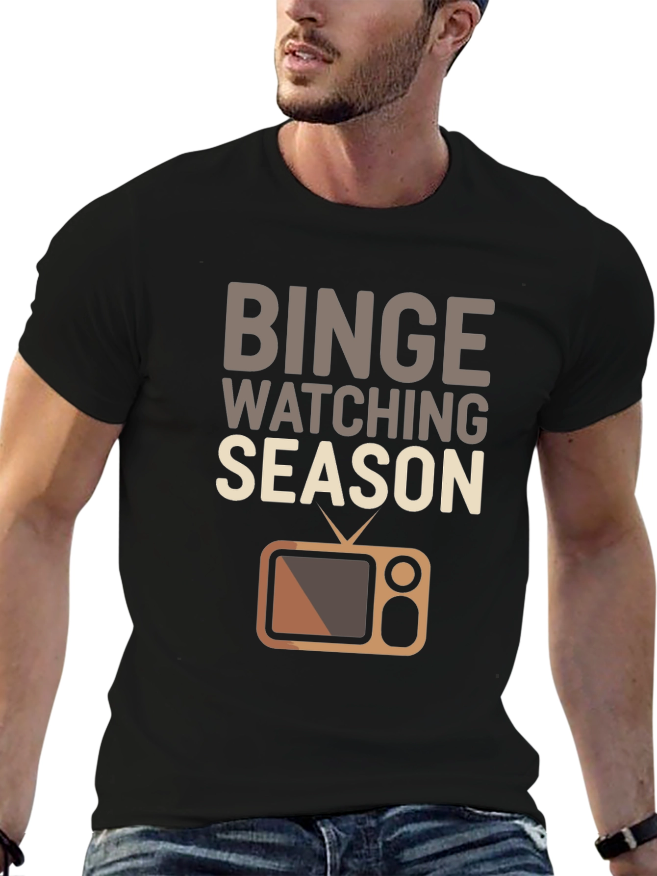 Binge Watching Season T-Shirt - TV Lover Gift