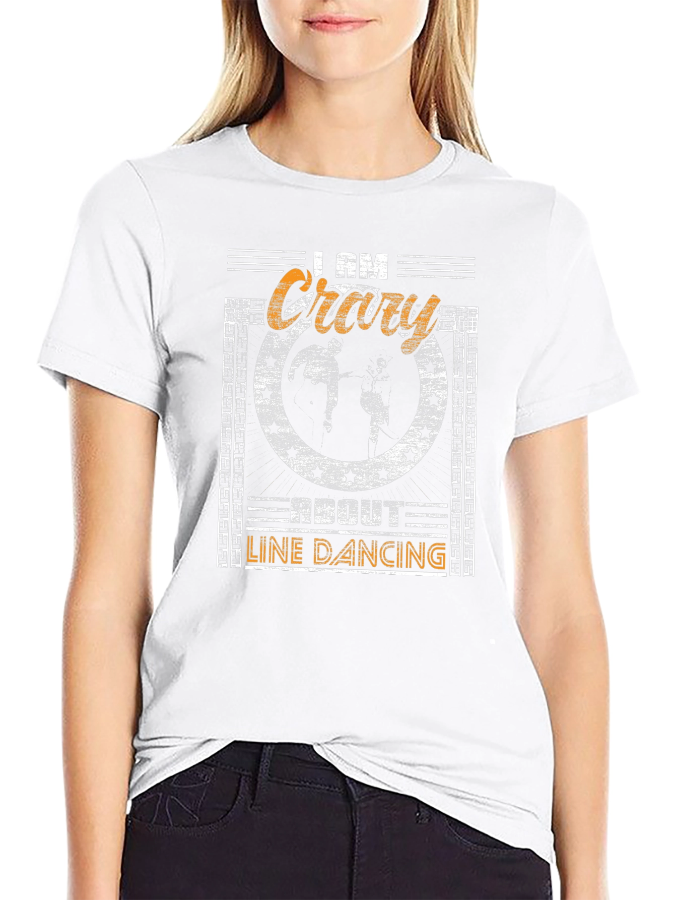 I Am Crazy About Line Dancing T-Shirt