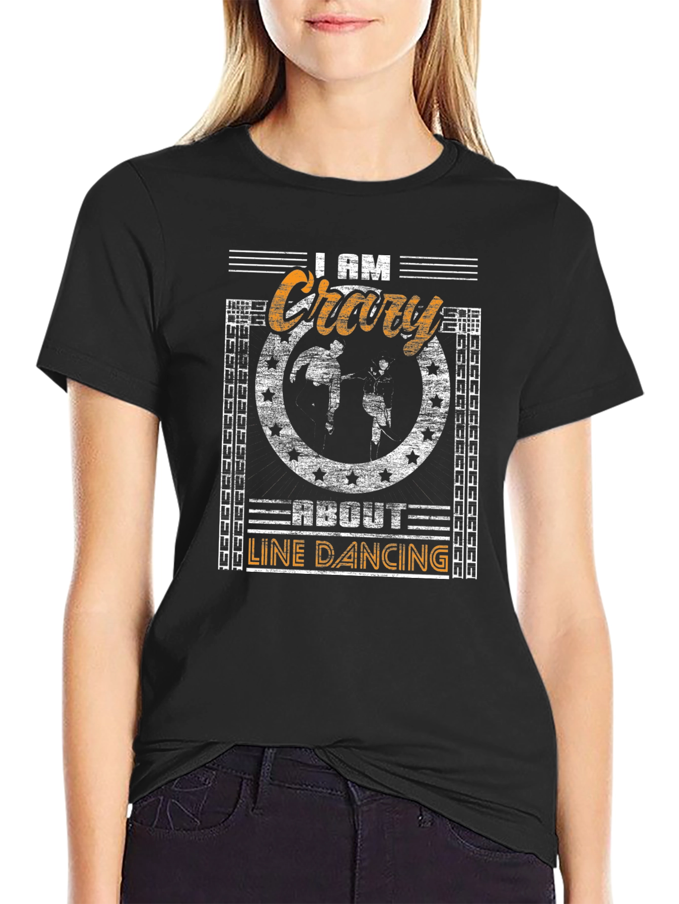 I Am Crazy About Line Dancing T-Shirt