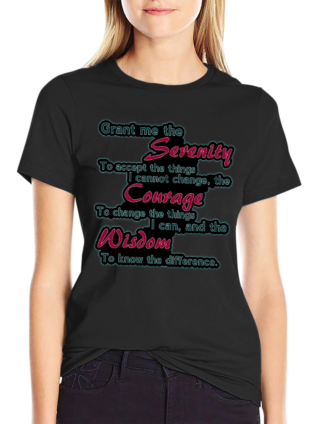 Serenity Prayer Graphic T-Shirt