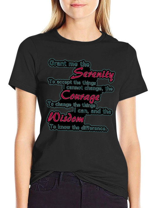 Serenity Prayer Graphic T-Shirt