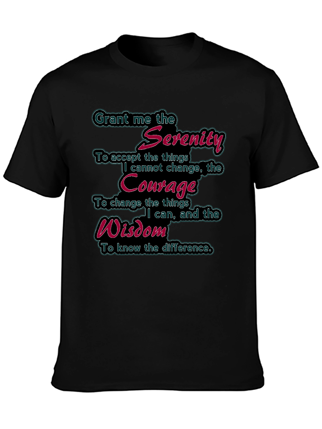 Serenity Prayer Graphic T-Shirt