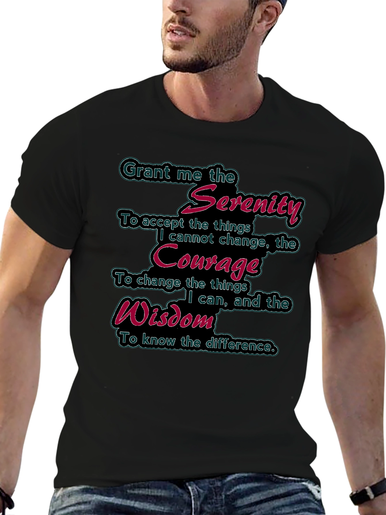 Serenity Prayer Graphic T-Shirt