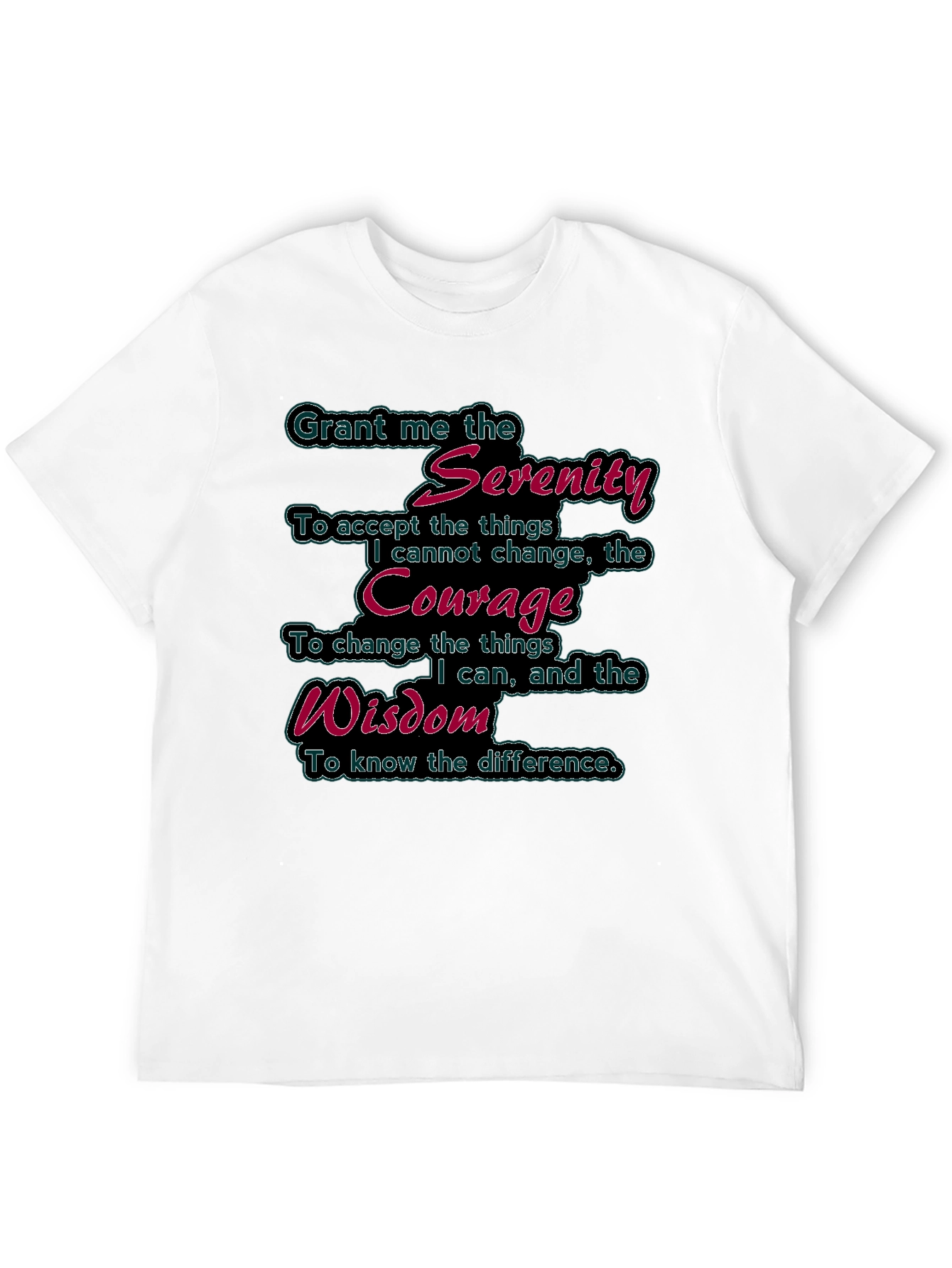 Serenity Prayer Graphic T-Shirt