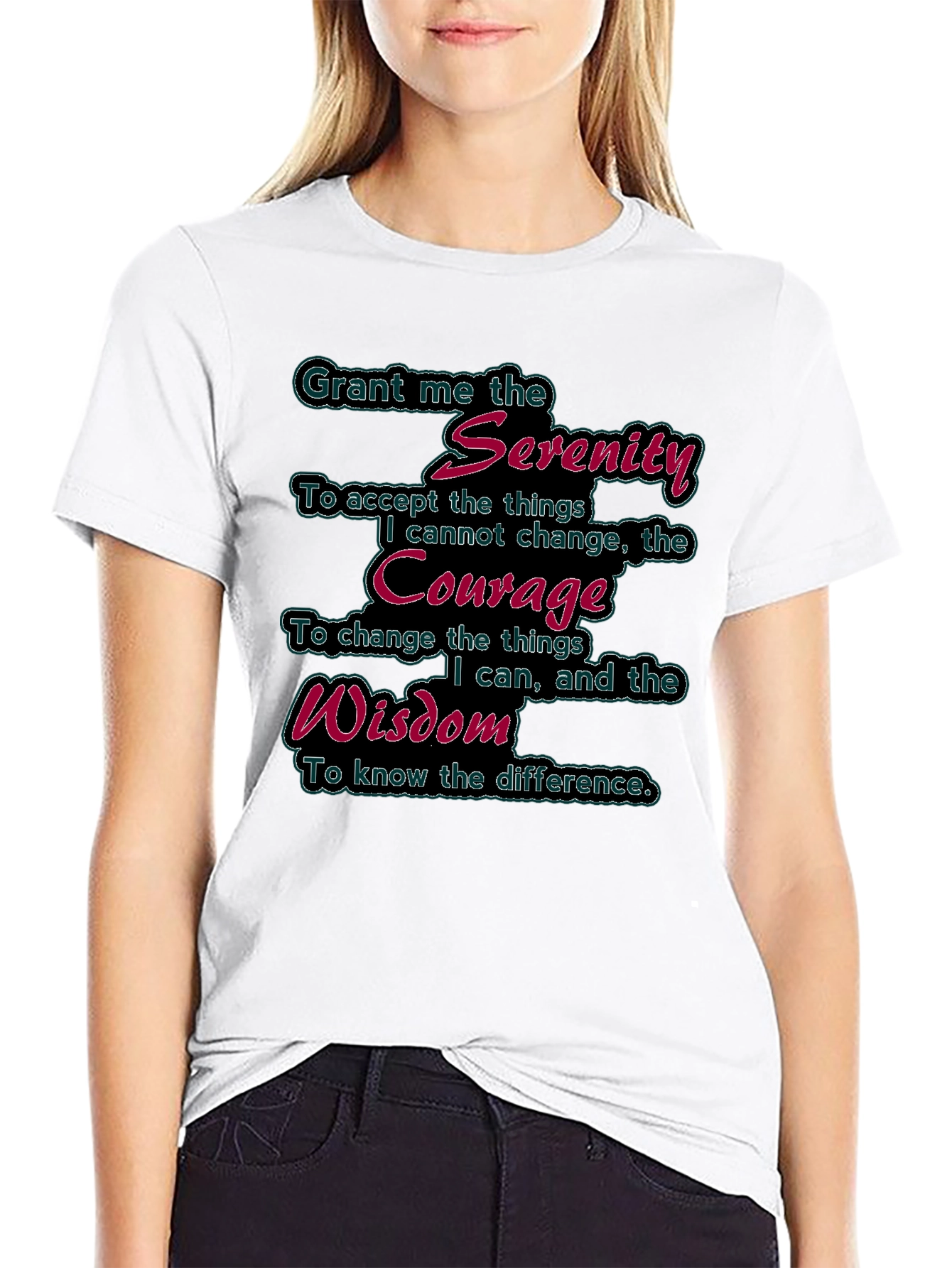 Serenity Prayer Graphic T-Shirt