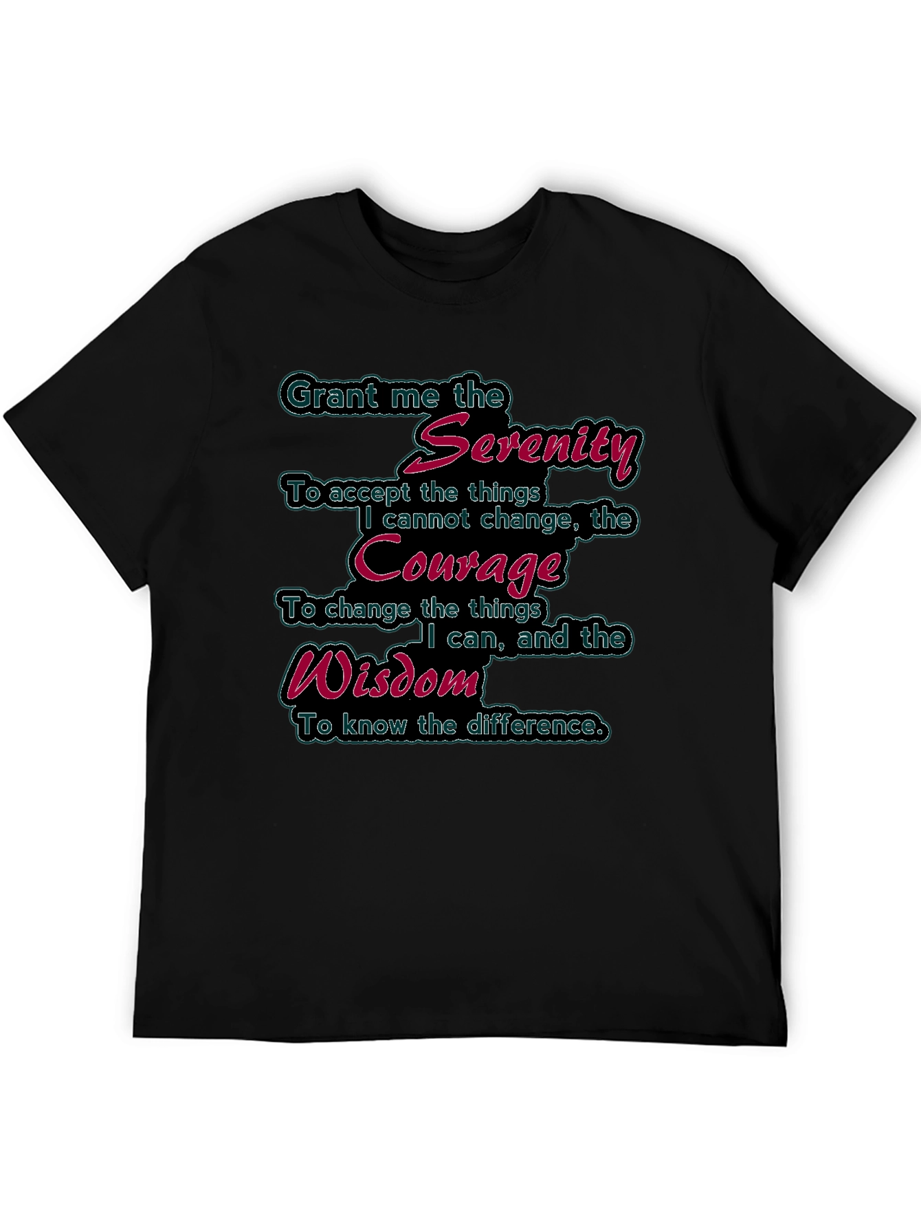 Serenity Prayer Graphic T-Shirt
