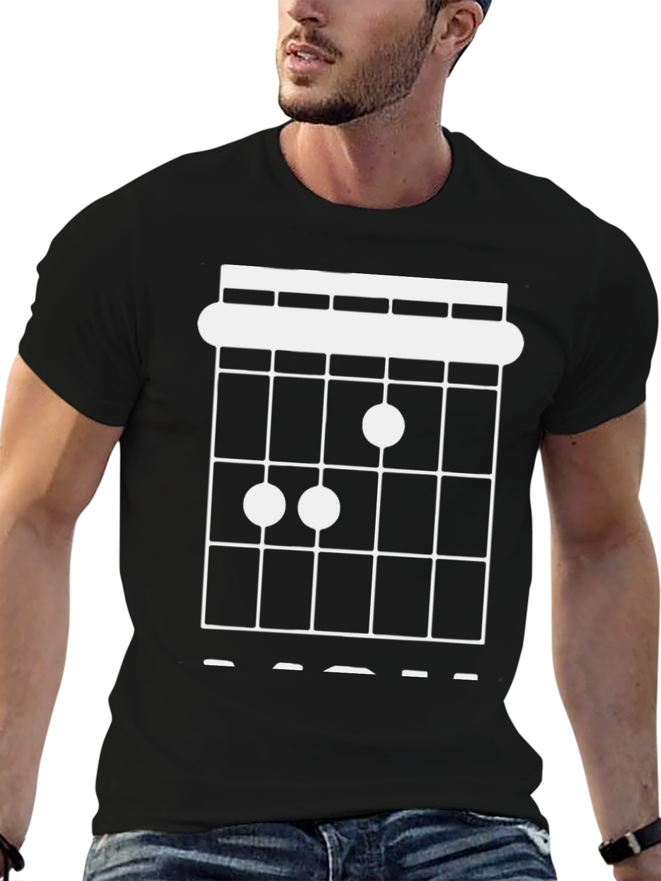 Guitar Chord T-Shirt - Black Tee