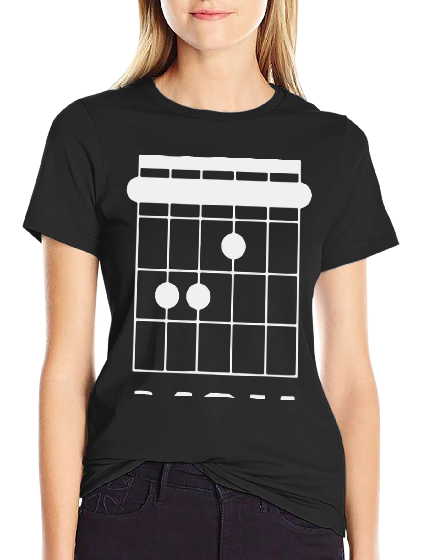 Guitar Chord T-Shirt - Black Tee