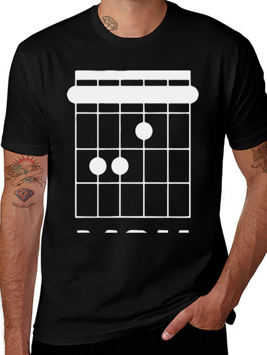 Guitar Chord T-Shirt - Black Tee