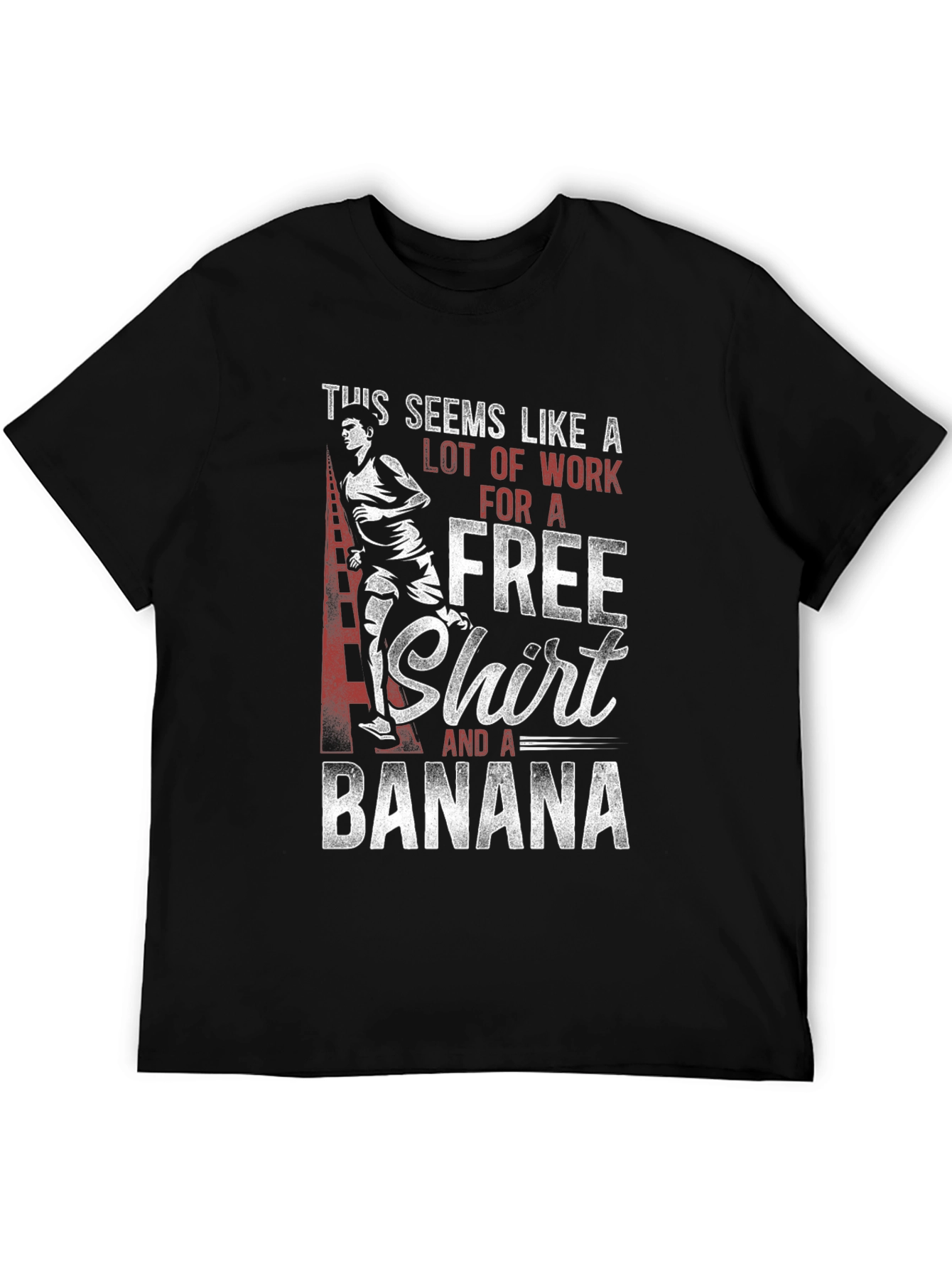 Free Shirt and a Banana Graphic Tee