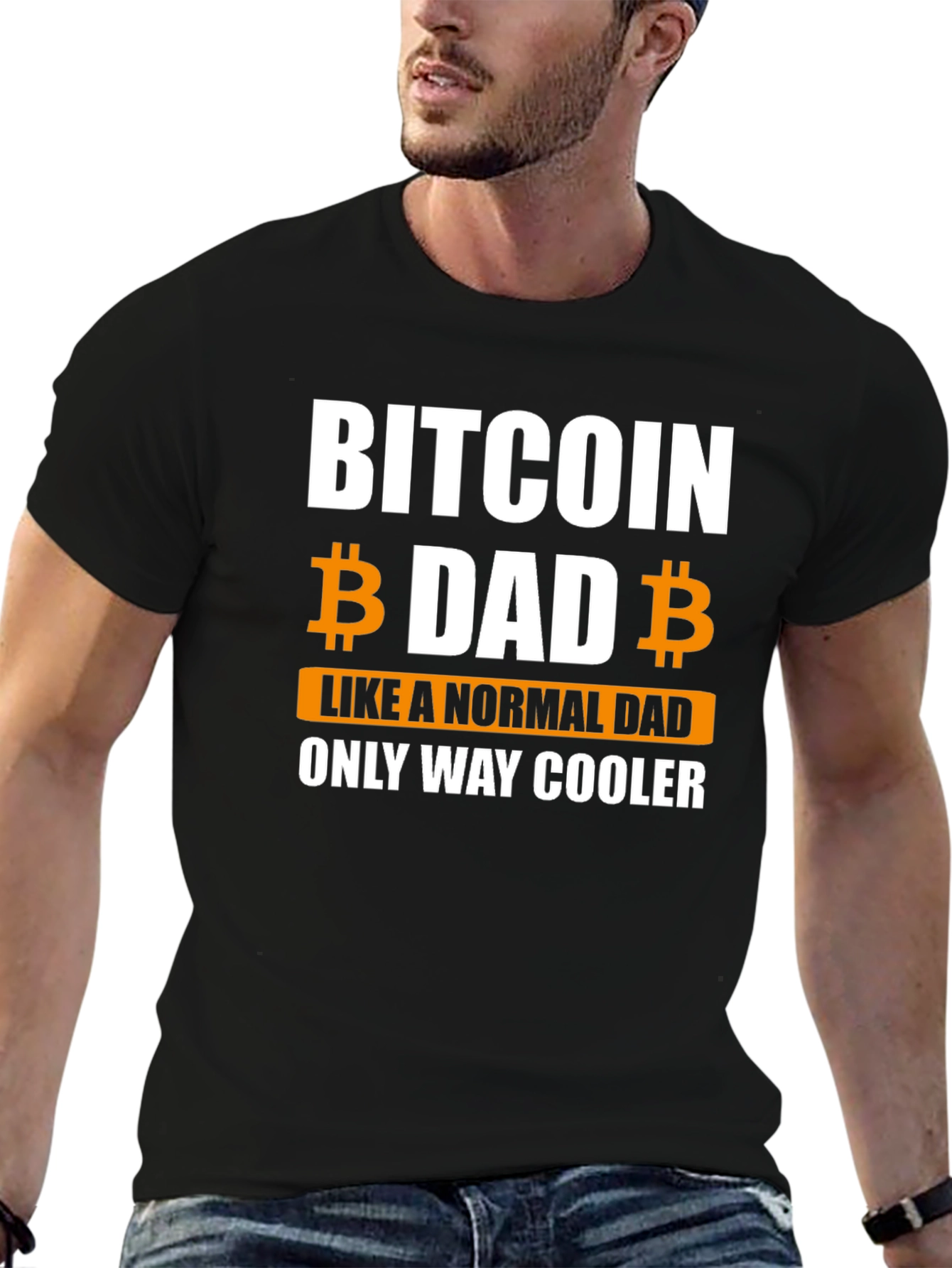 Bitcoin Dad T-Shirt - Funny Crypto Lover Gift