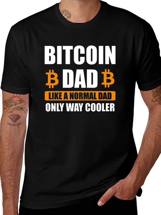 Bitcoin Dad T-Shirt - Funny Crypto Lover Gift