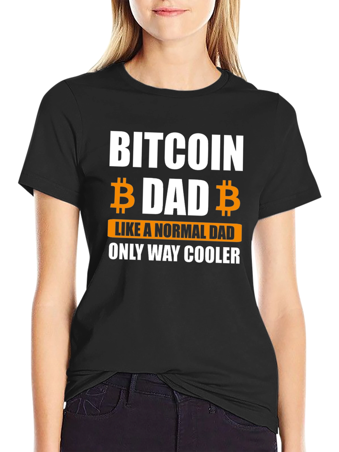 Bitcoin Dad T-Shirt - Funny Crypto Lover Gift