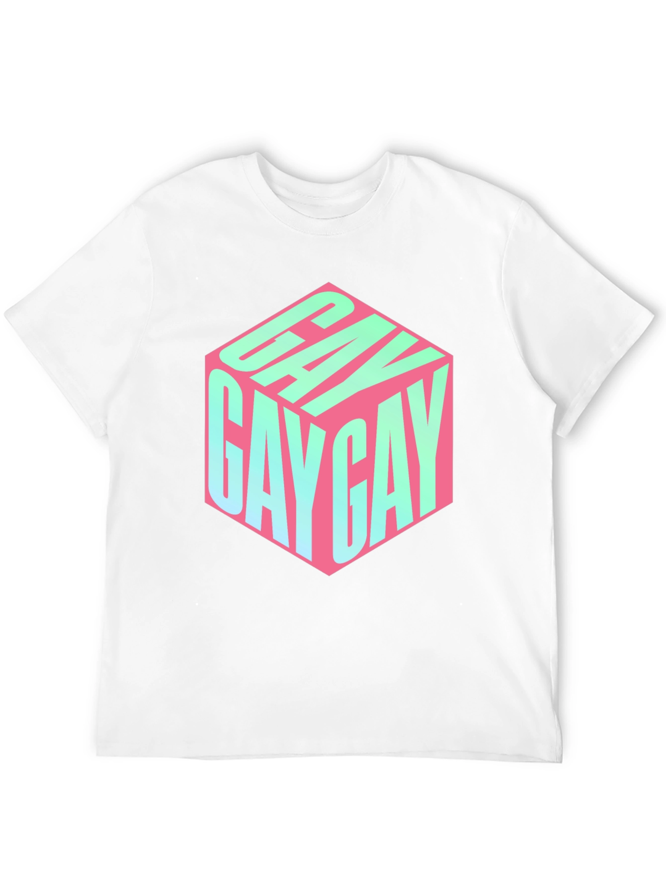 Gay Cube T-Shirt - Black Pride Tee
