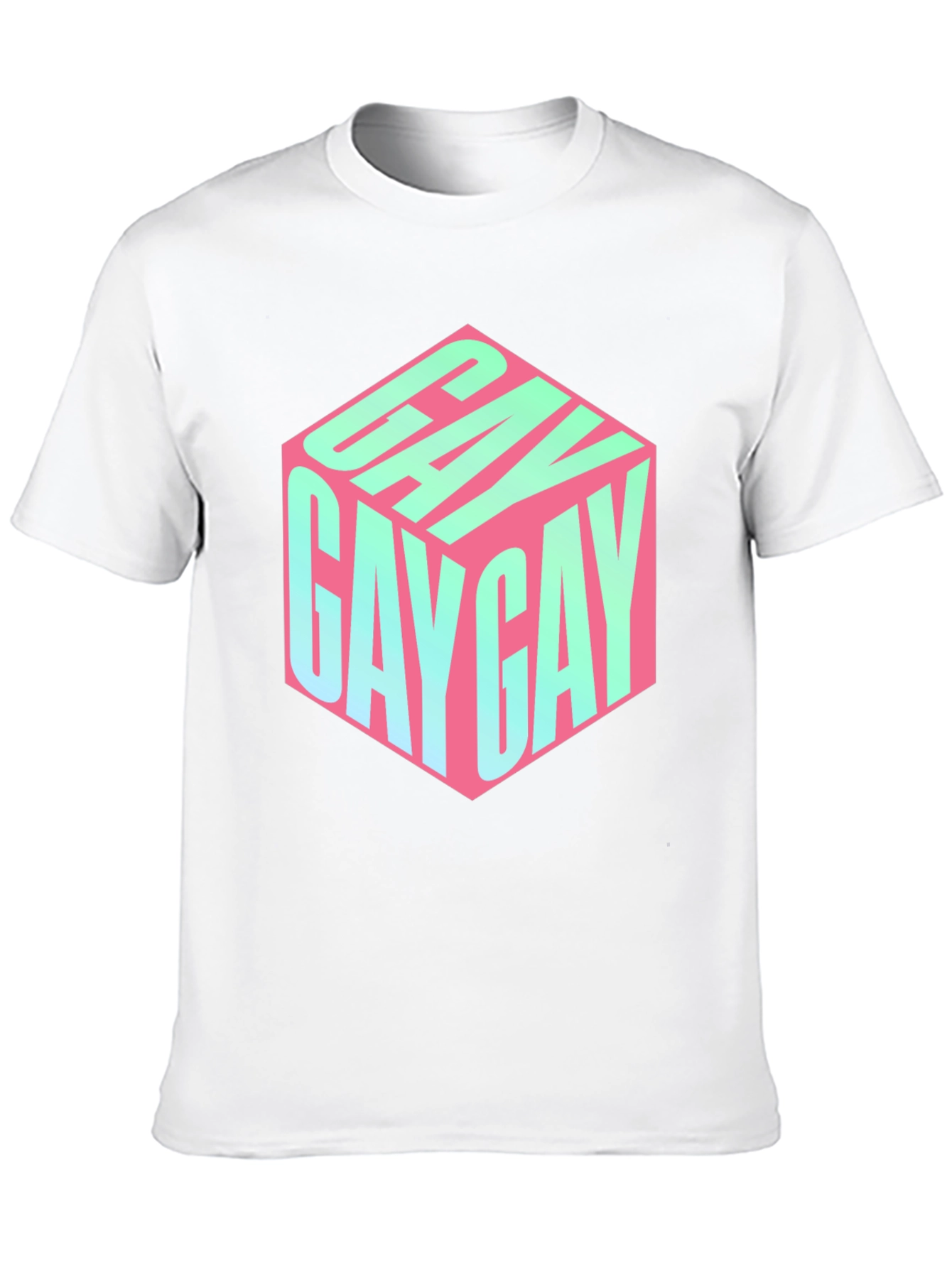 Gay Cube T-Shirt - Black Pride Tee