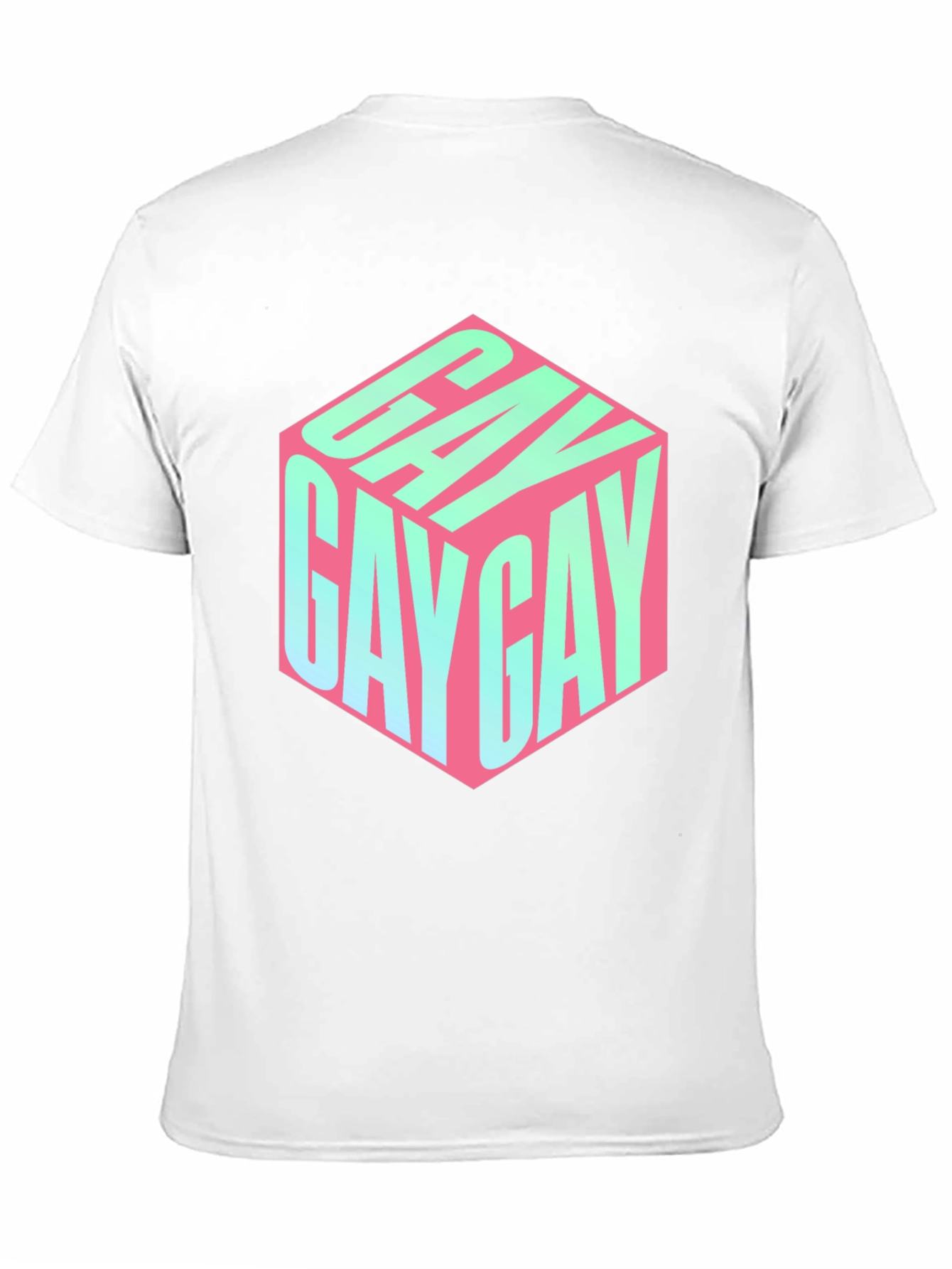 Gay Cube T-Shirt - Black Pride Tee