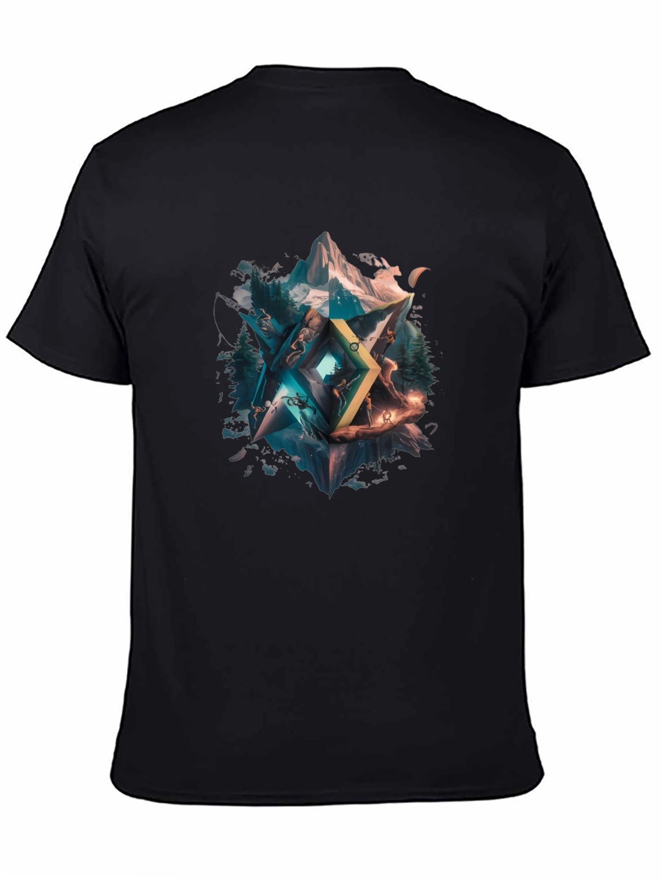 Geometric Nature T-Shirt - Unisex Design