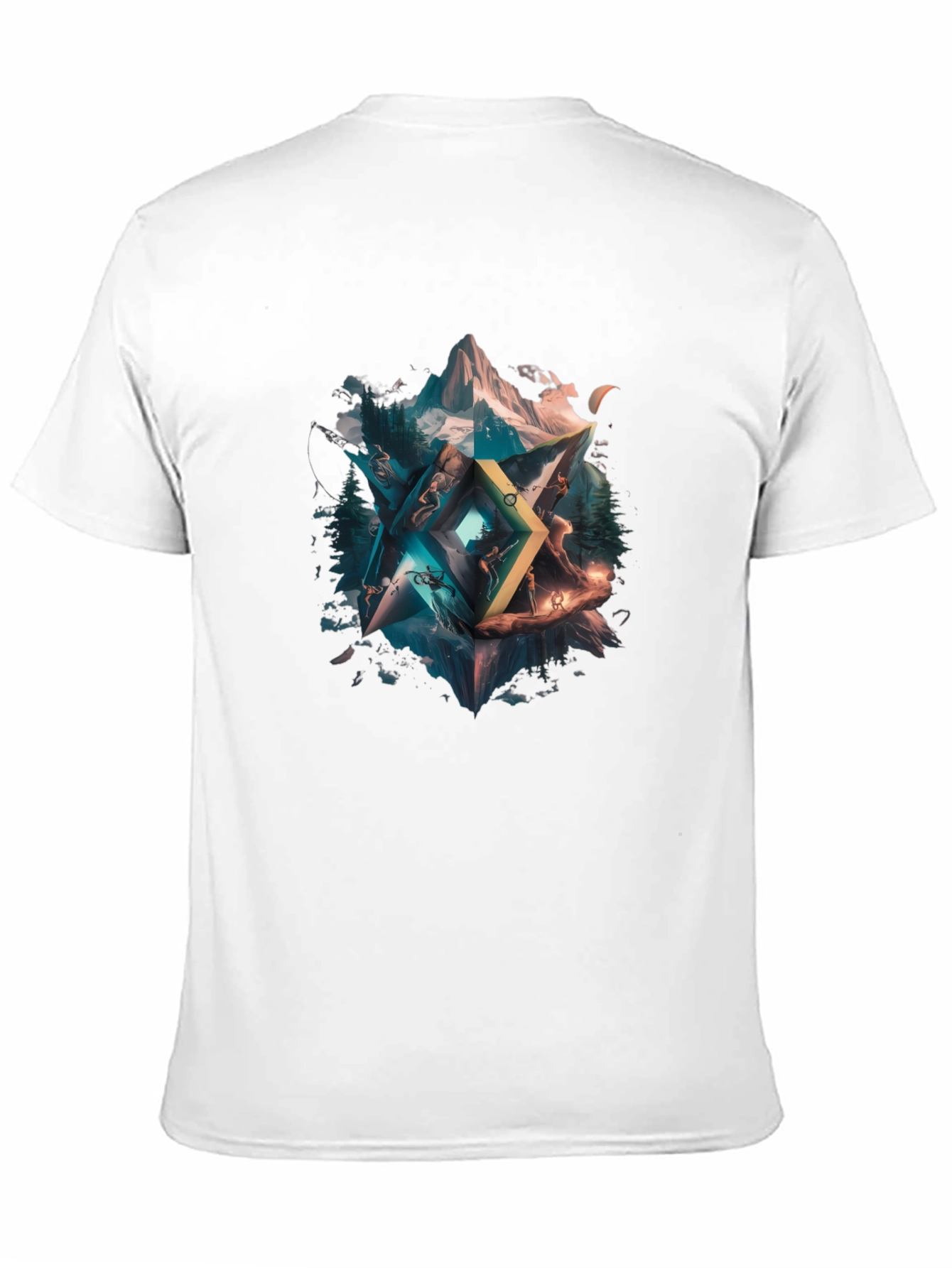 Geometric Nature T-Shirt - Unisex Design
