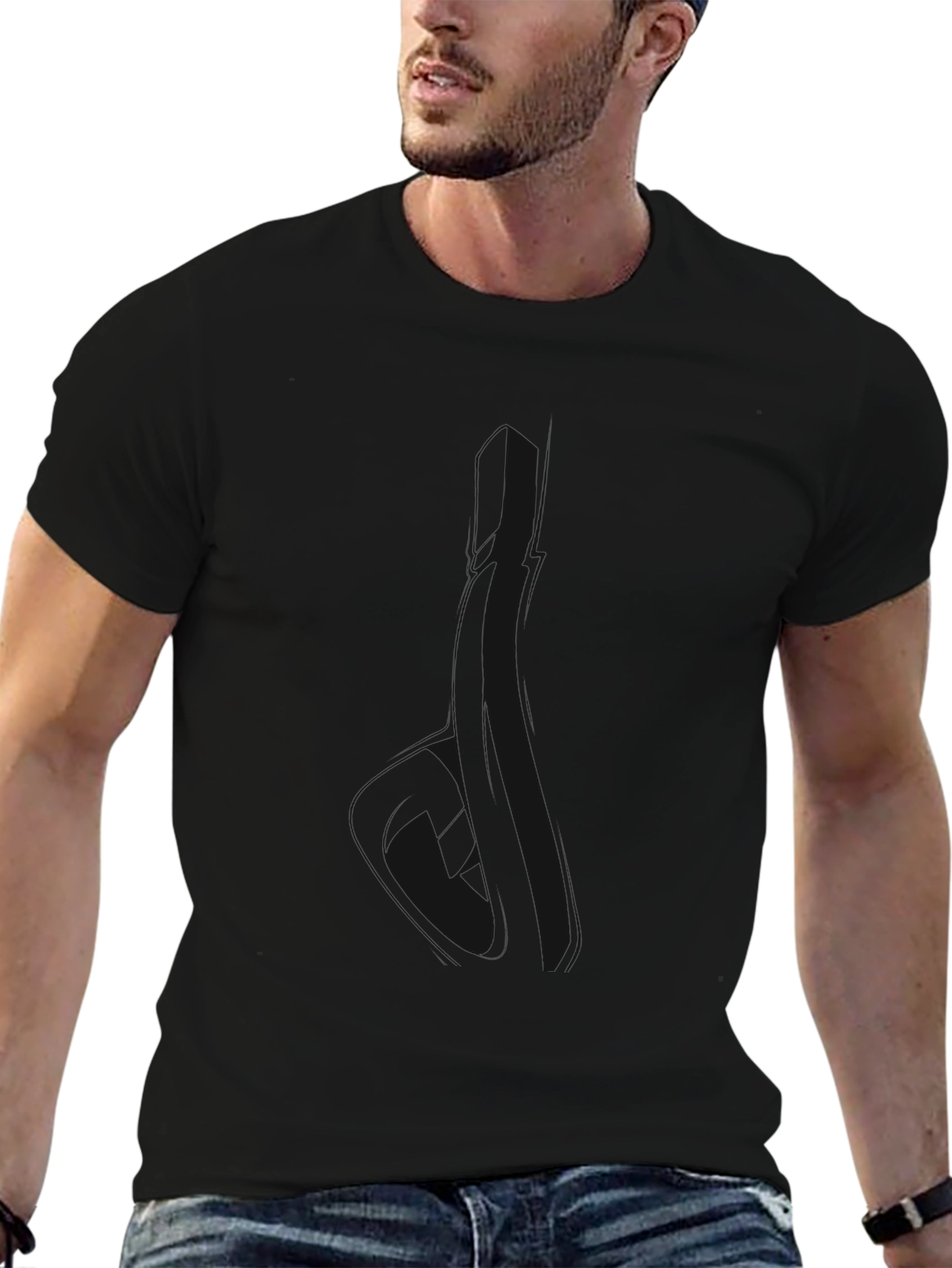 Basic Black Crew Neck T-Shirt - Everyday Comfort
