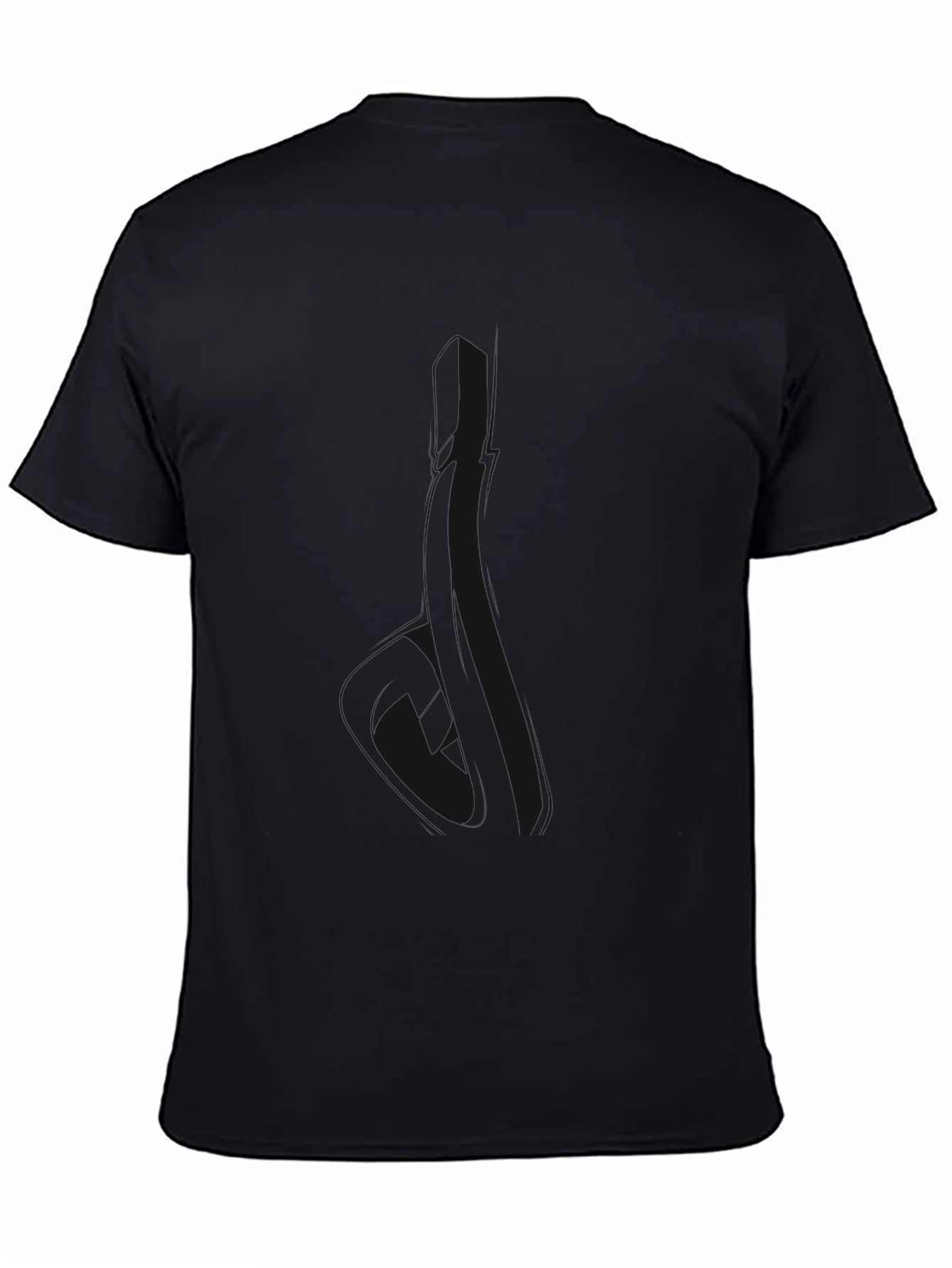 Basic Black Crew Neck T-Shirt - Everyday Comfort