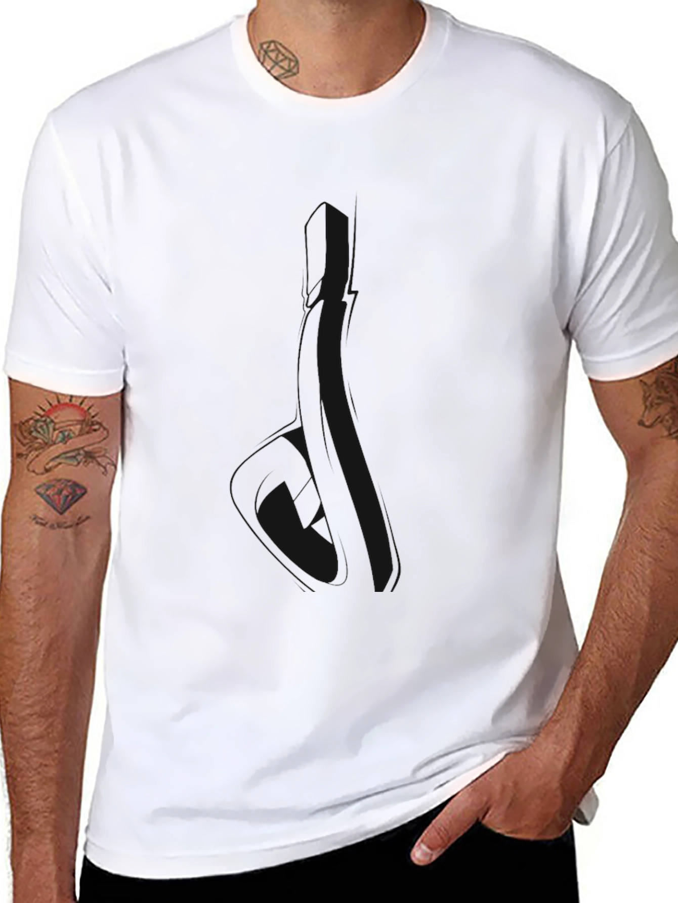 Basic Black Crew Neck T-Shirt - Everyday Comfort