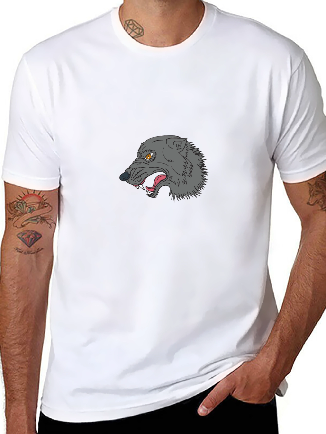 Black Wolf Graphic Tee