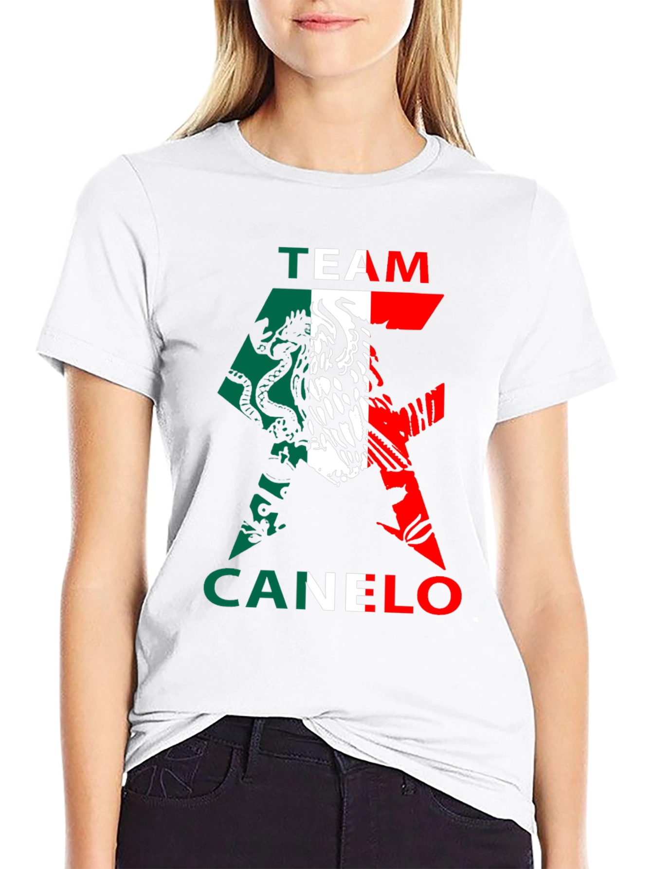 Team Canelo Mexico Flag T-Shirt