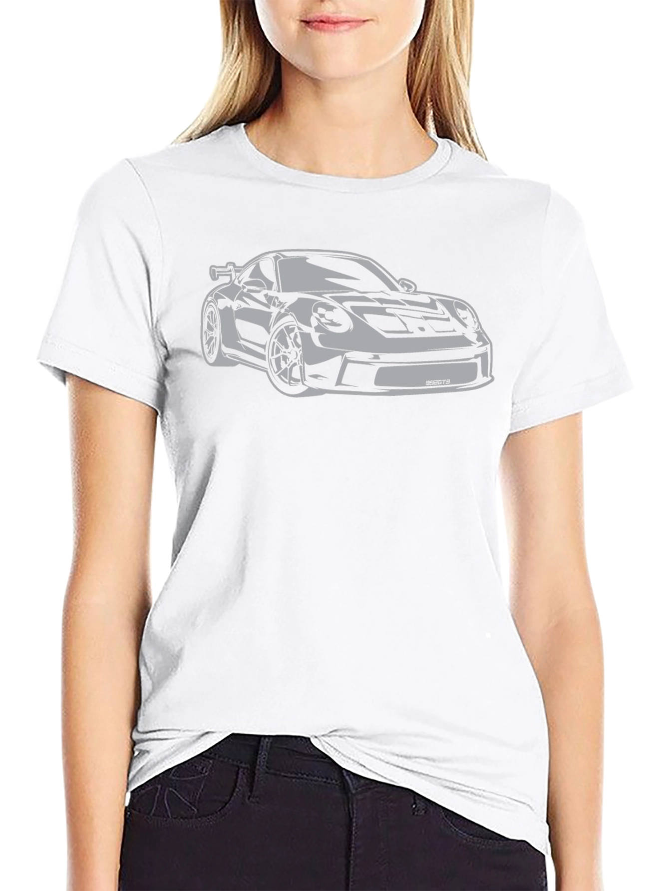 Sleek Car Graphic Tee - Modern Automotive Style