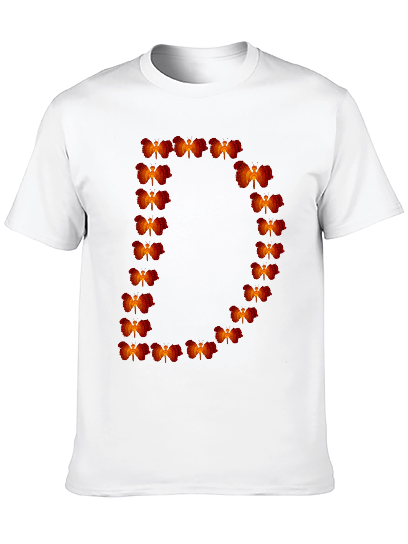 Unique D Dragonfly Graphic Tee - Black